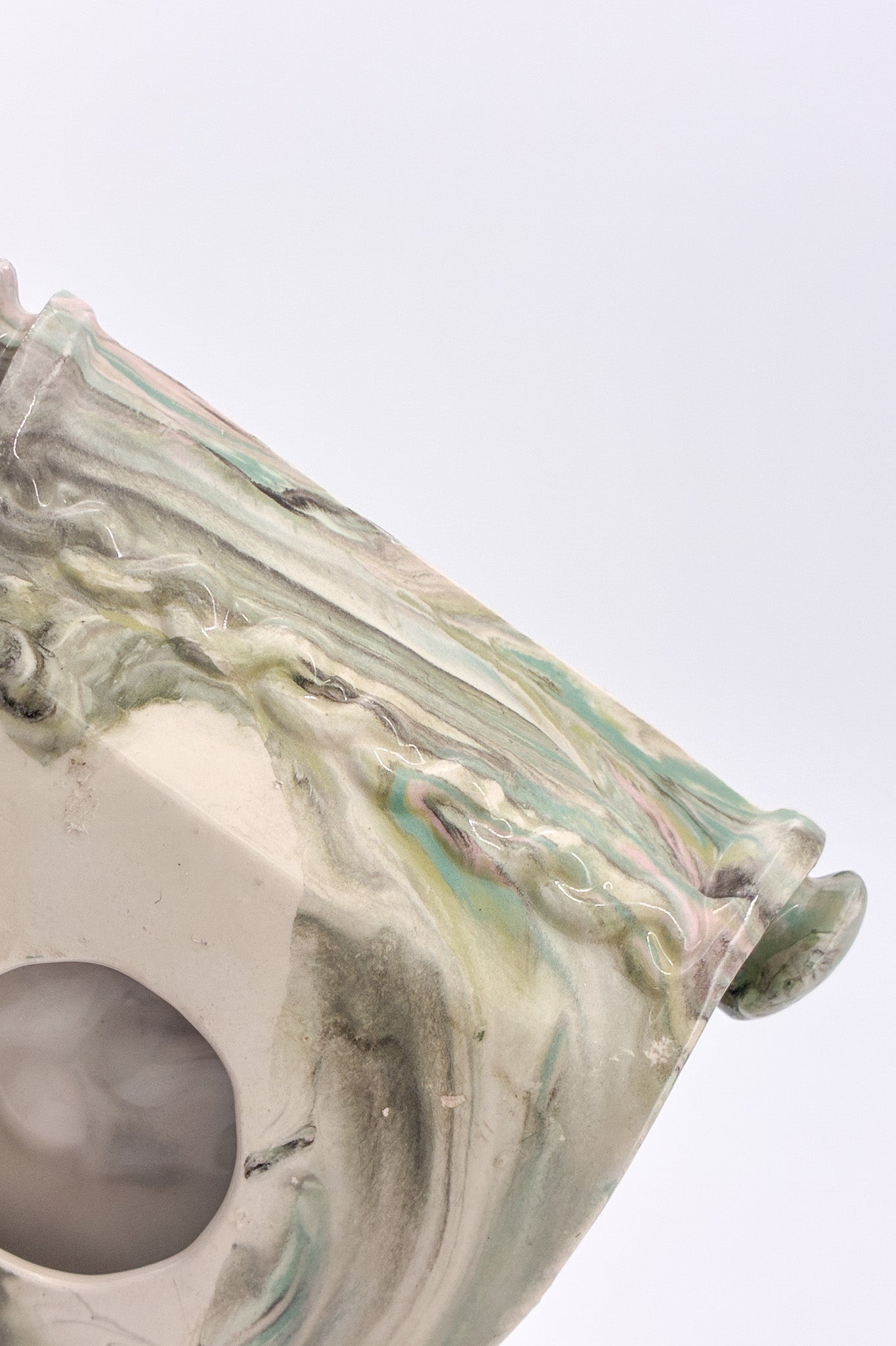 Ceramic Marble Ashtray / 陶器のマーブル柄 灰皿