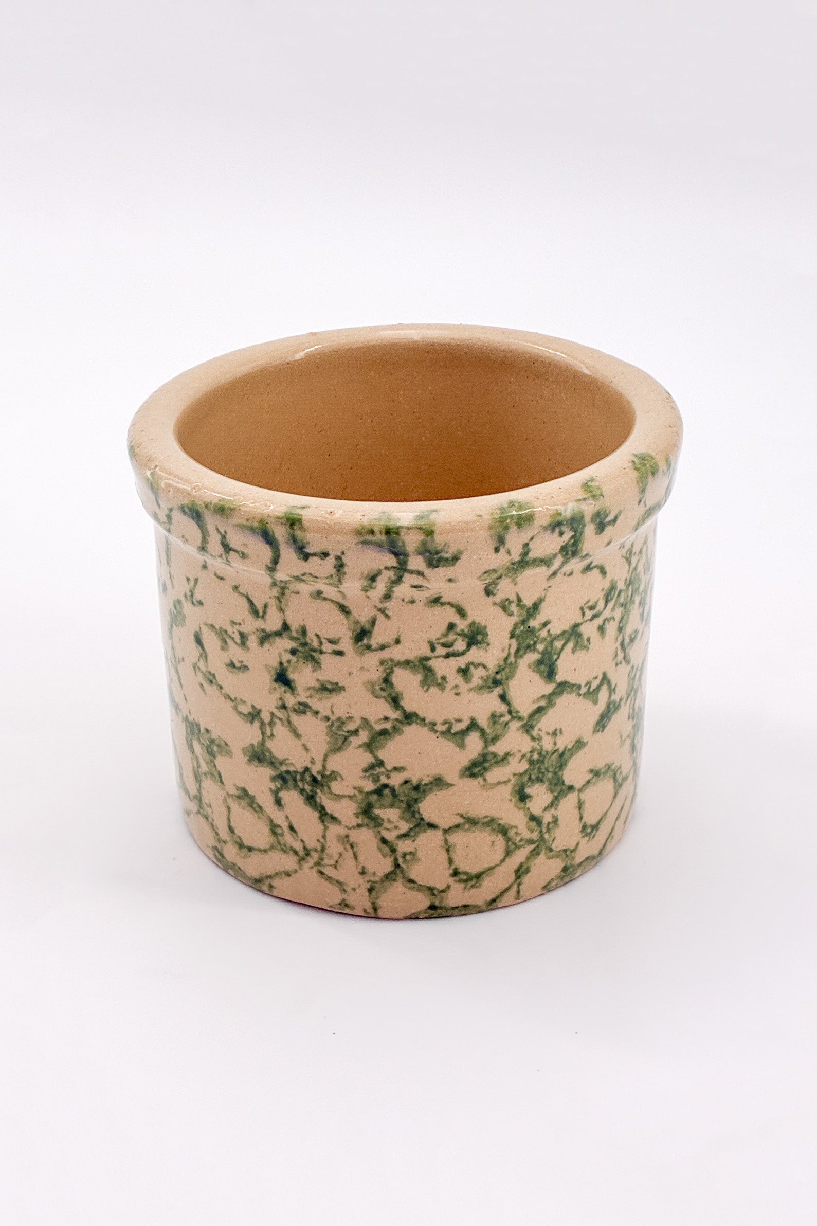 スポンジウェア 陶器鉢カバー / Spongeware Ceramic Plant Cover