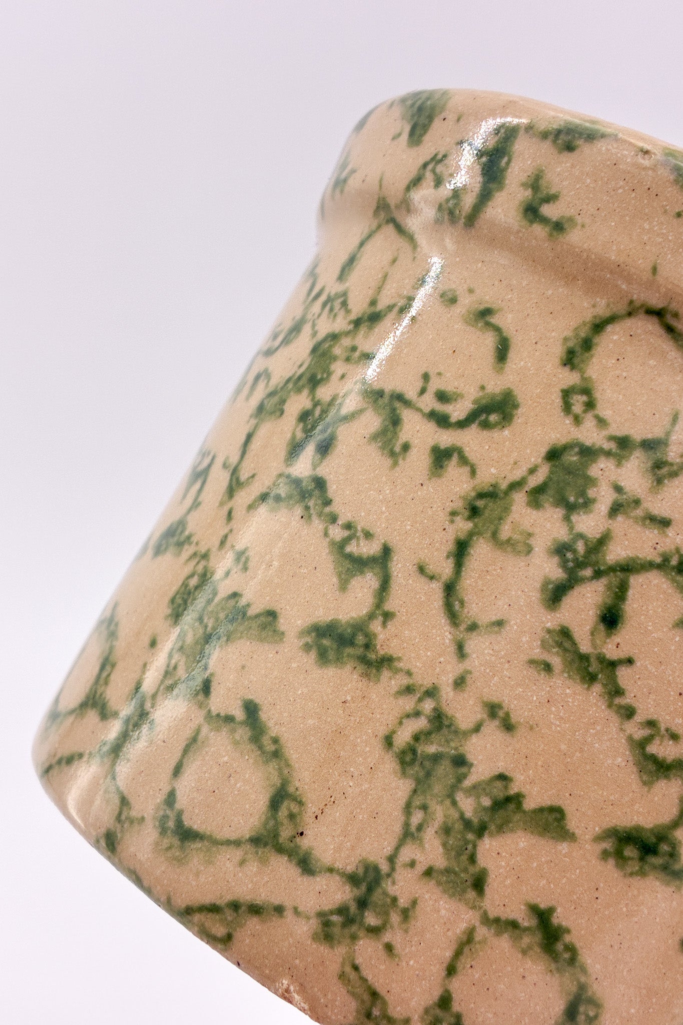 スポンジウェア 陶器鉢カバー / Spongeware Ceramic Plant Cover