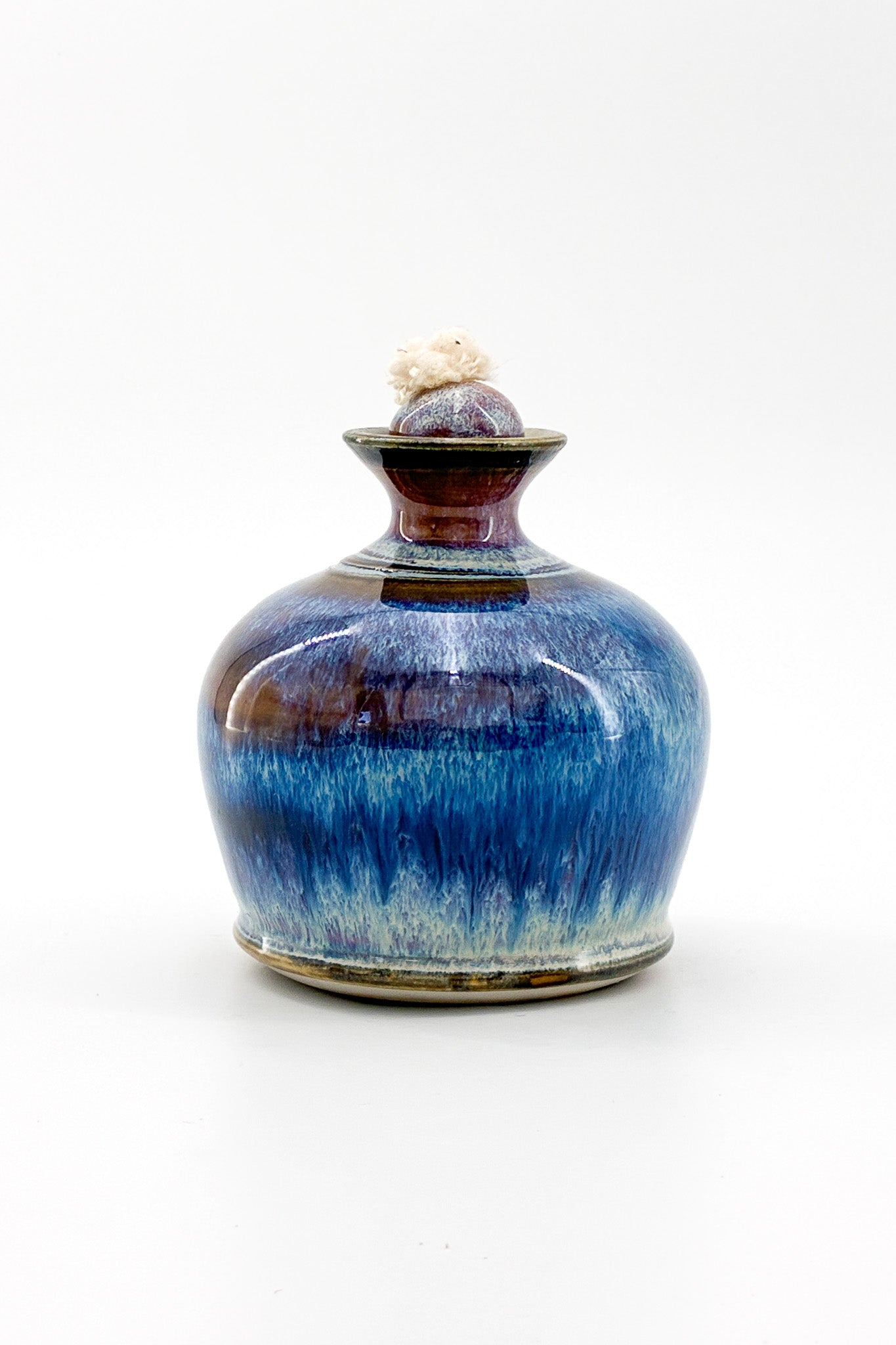 Oil Lamp (Floral Pattern) / オイルランプ（ピンク/ブルー）