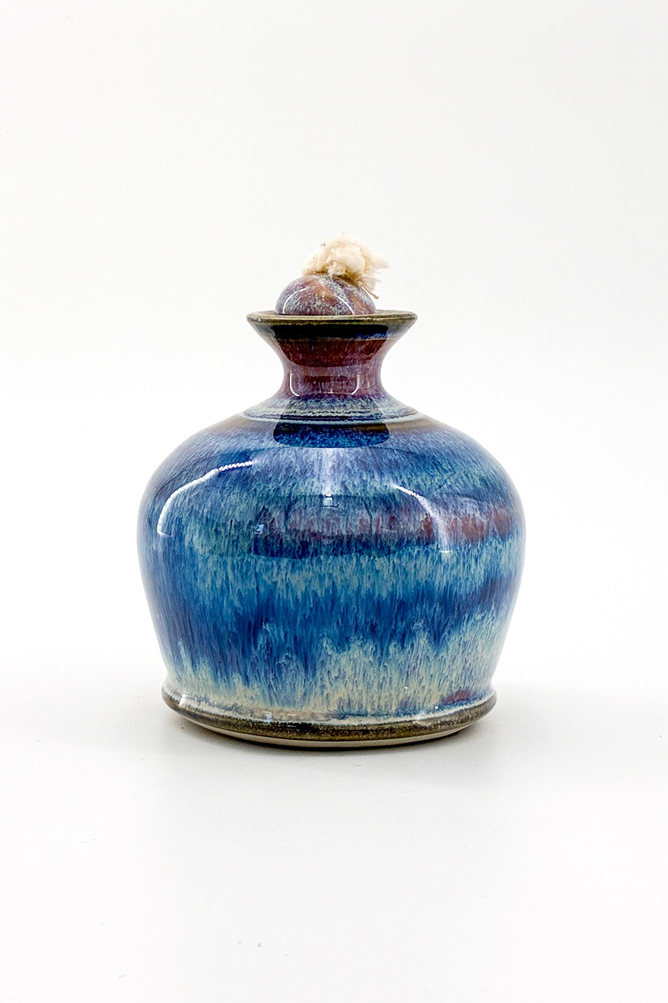 Oil Lamp (Floral Pattern) / オイルランプ（ピンク/ブルー）