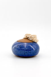 Ceramic Oil Lamp (Blue) / オイルランプ（ブルー）