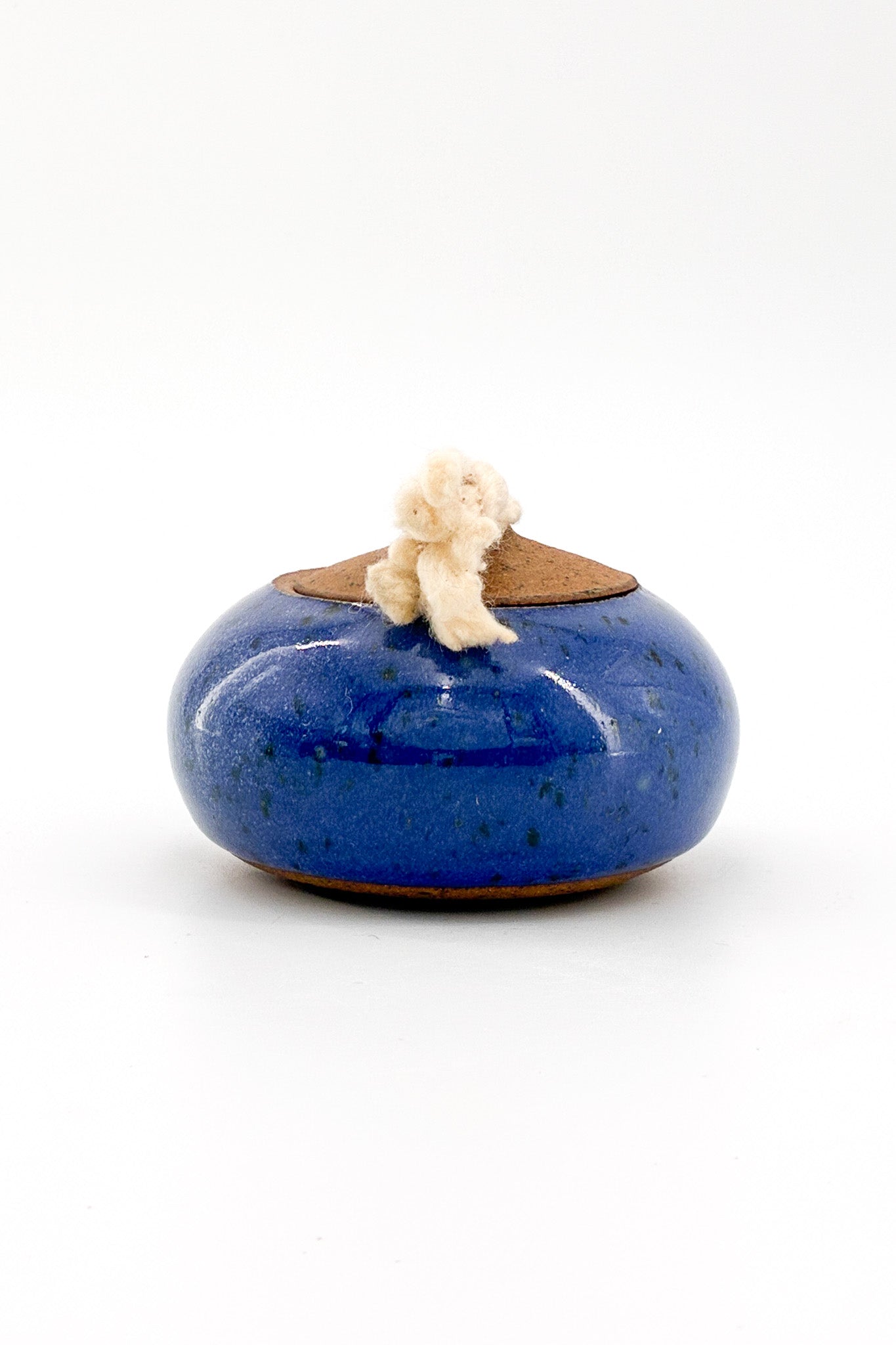 Ceramic Oil Lamp (Blue) / オイルランプ（ブルー）
