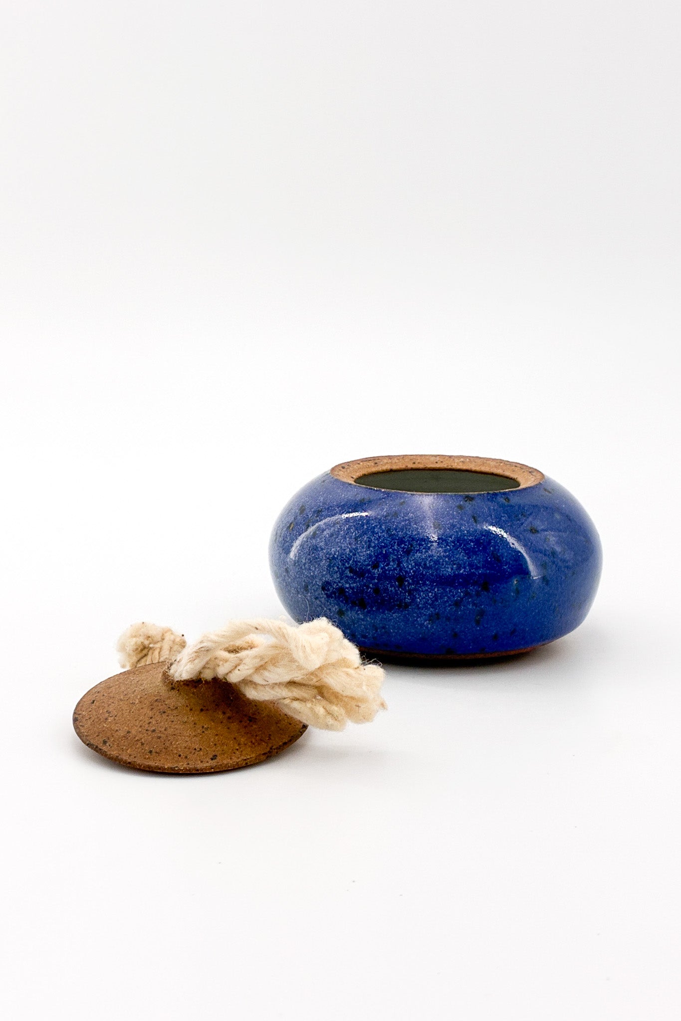 Ceramic Oil Lamp (Blue) / オイルランプ（ブルー）