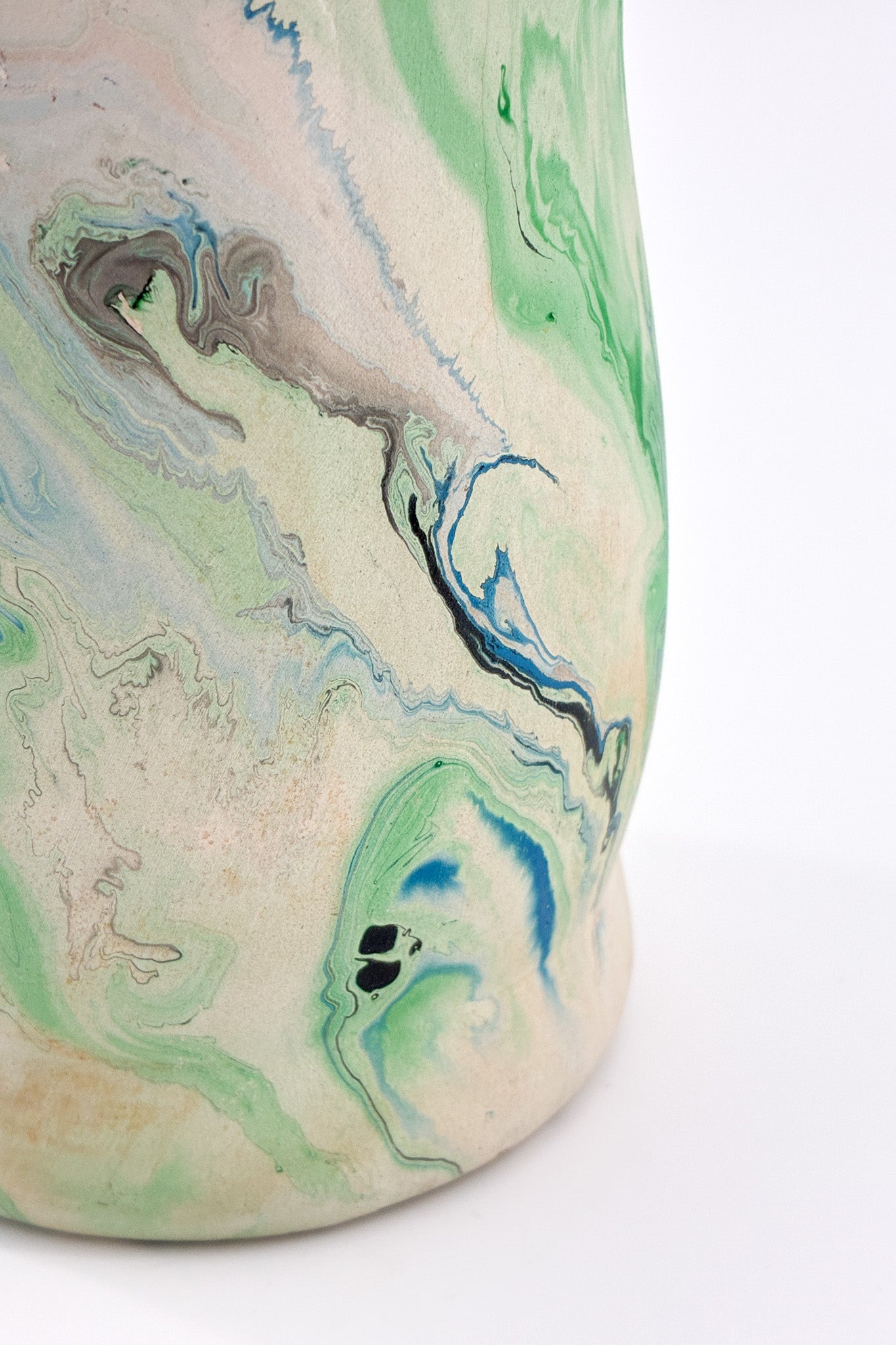 Nemadji Flower Vase Green / ネマジ 花器 グリーン