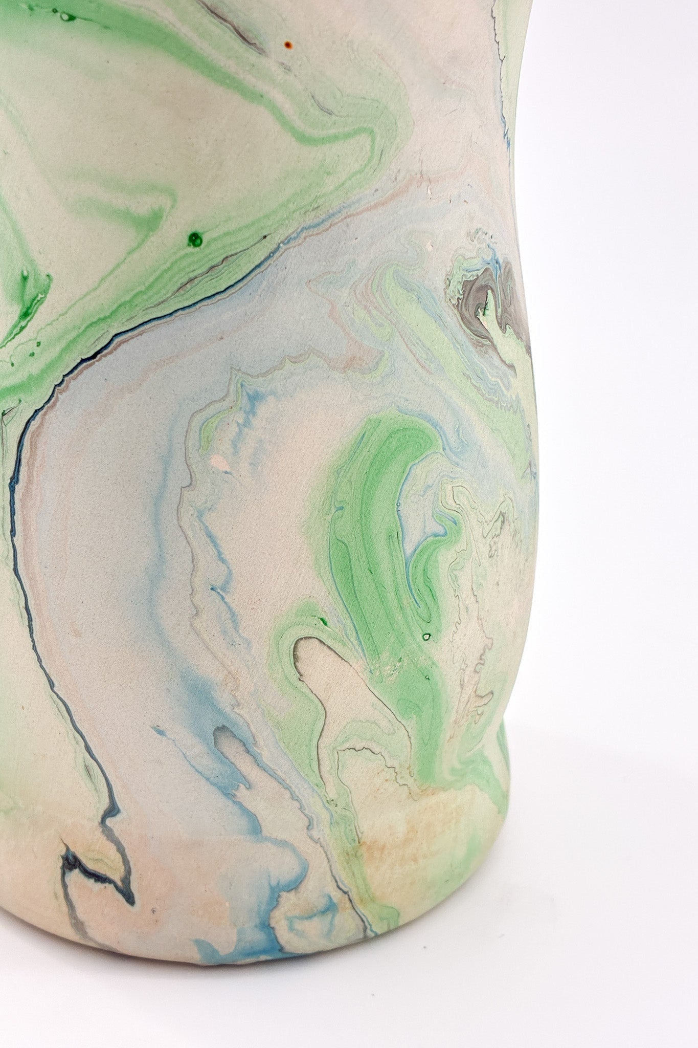 Nemadji Flower Vase Green / ネマジ 花器 グリーン