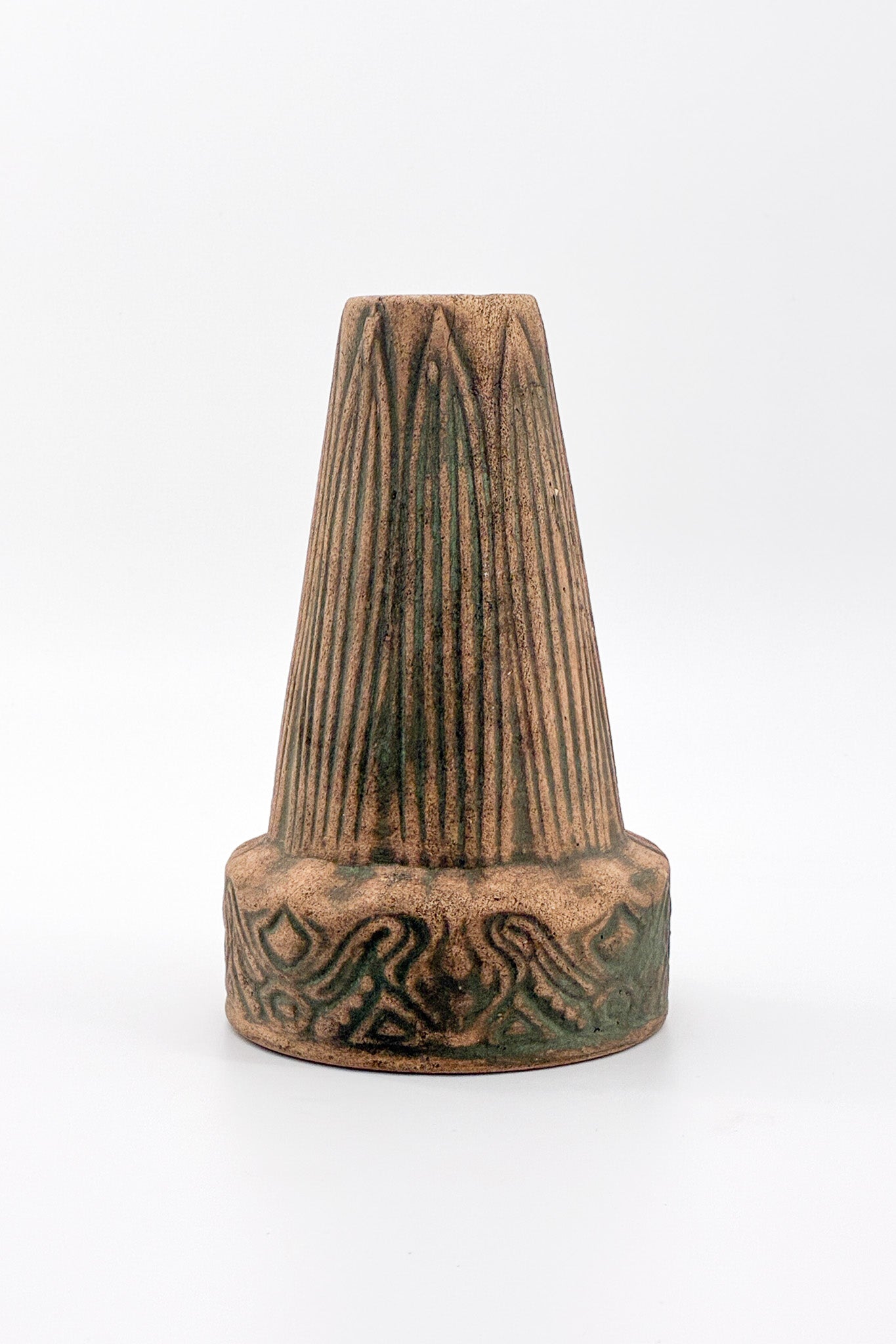 Brown Pottery Object / 陶器 茶 オブジェ