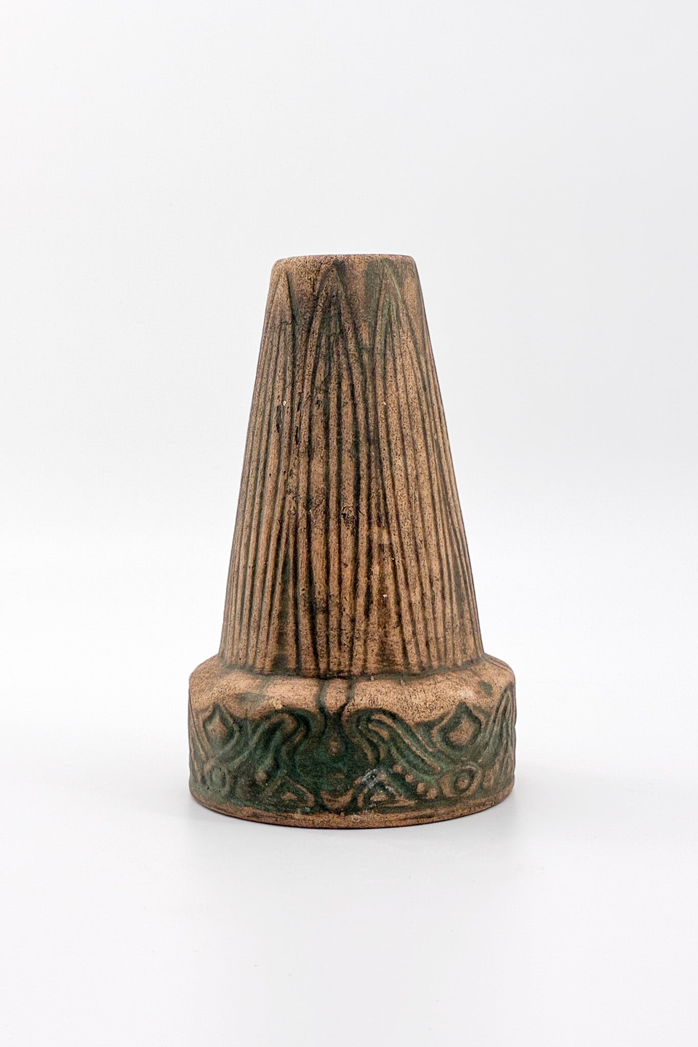 Brown Pottery Object / 陶器 茶 オブジェ
