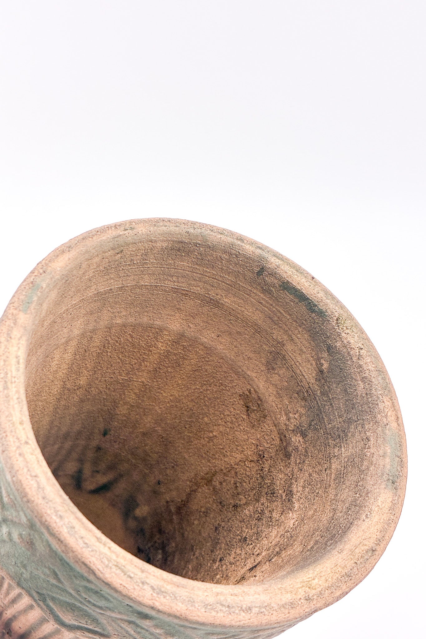 Brown Pottery Object / 陶器 茶 オブジェ