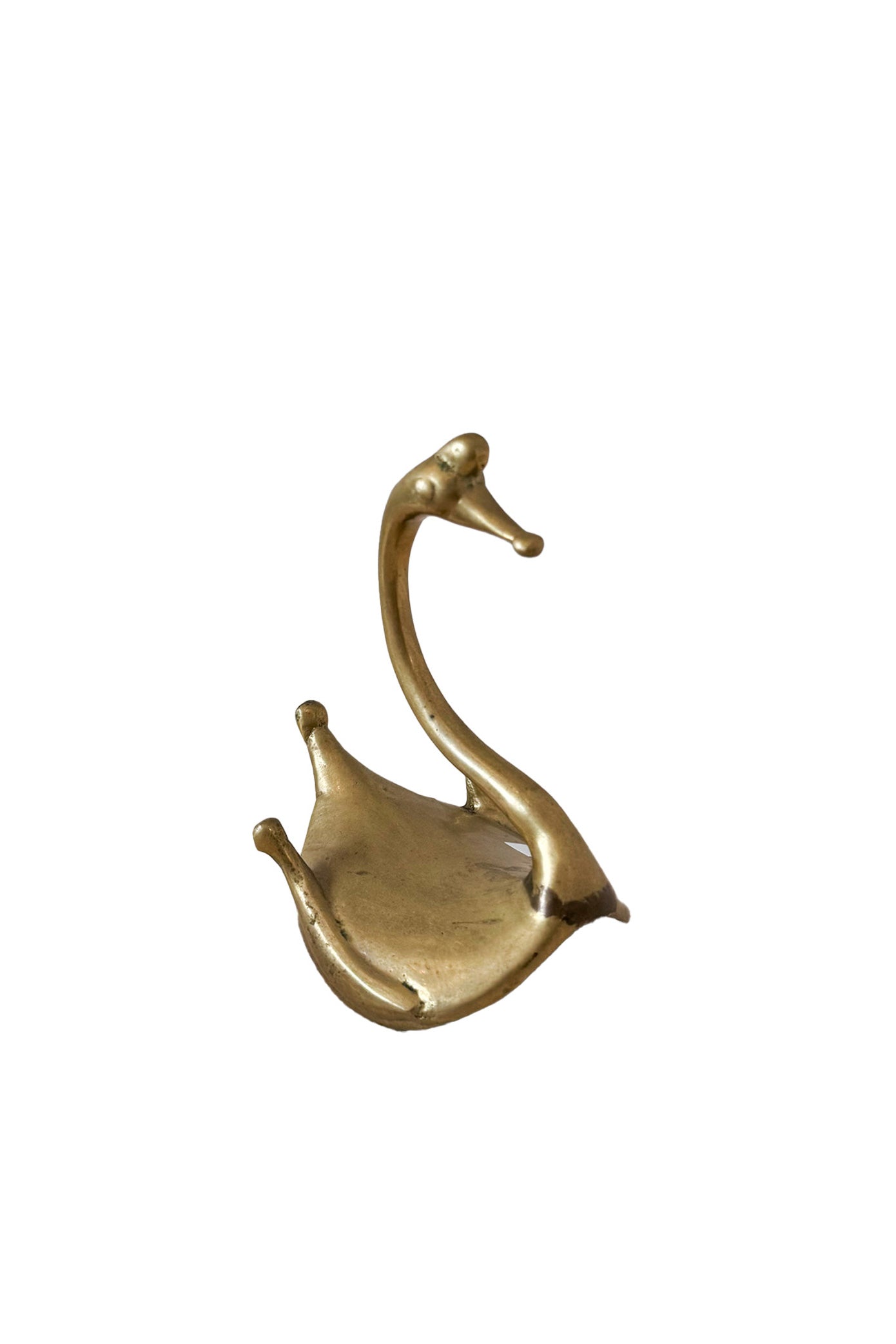 Brass Swan Figurine / 真鍮製白鳥のオブジェ