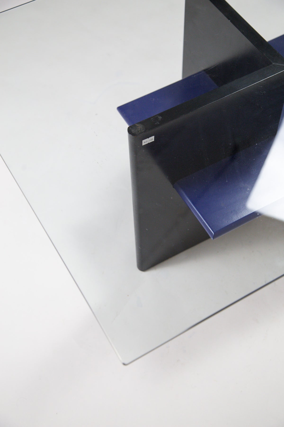 Postmodern Glass Top Low Table / ポストモダン ガラス天板 ローテーブル