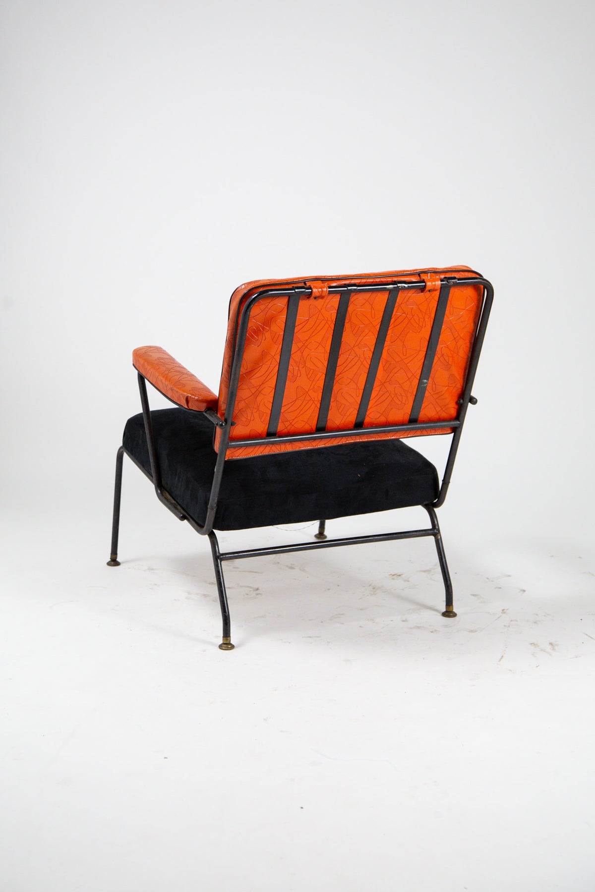 1950s Lloyd Co. Atomic Pattern Arm Chair / 1950年代 ロイド社 アトミック柄 アームチェア