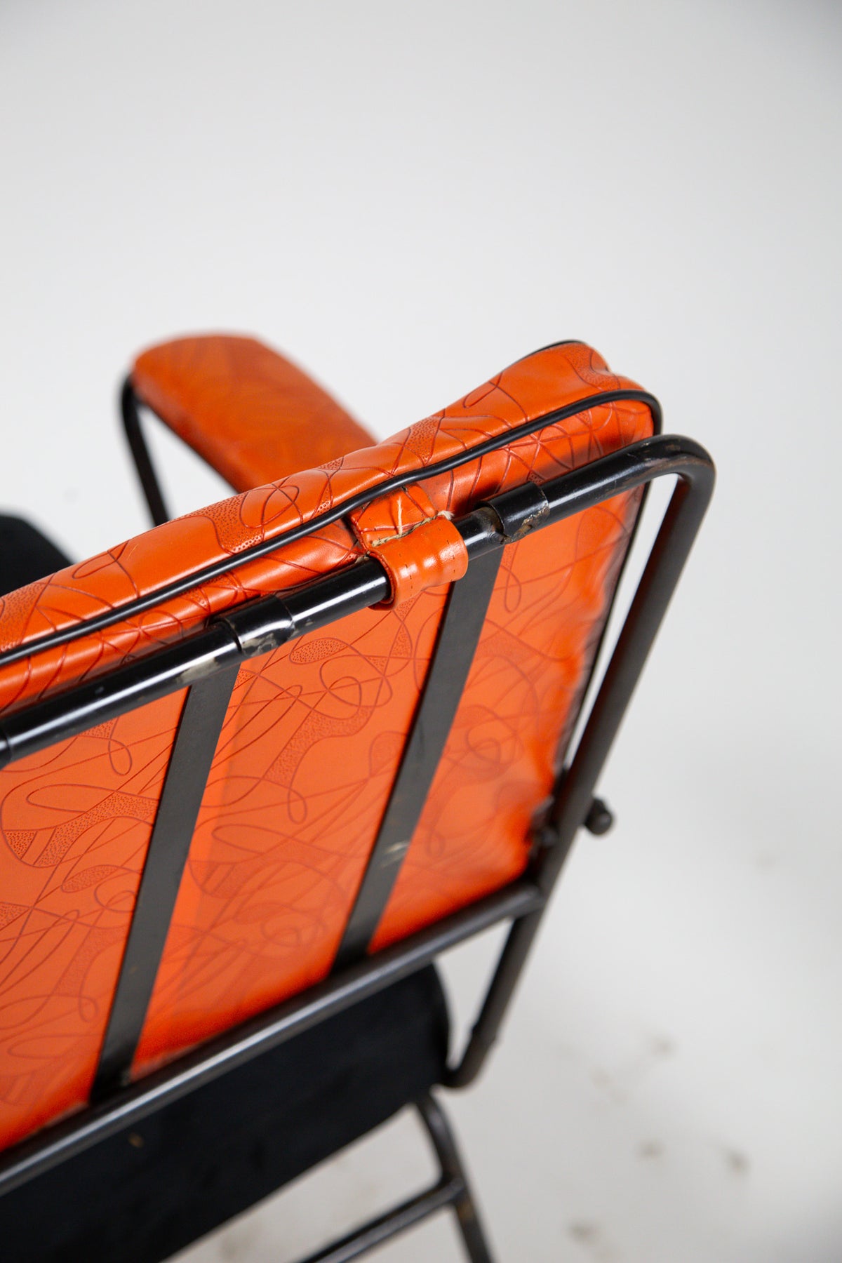 1950s Lloyd Co. Atomic Pattern Arm Chair / 1950年代 ロイド社 アトミック柄 アームチェア