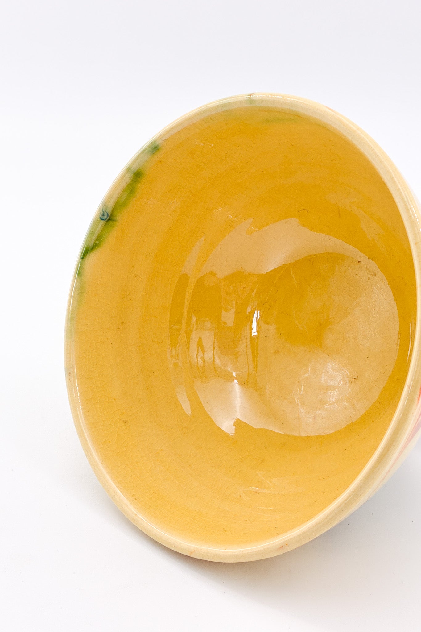 Pottery Footed Bowl / 陶器 フッテッドボウル（マーブル）
