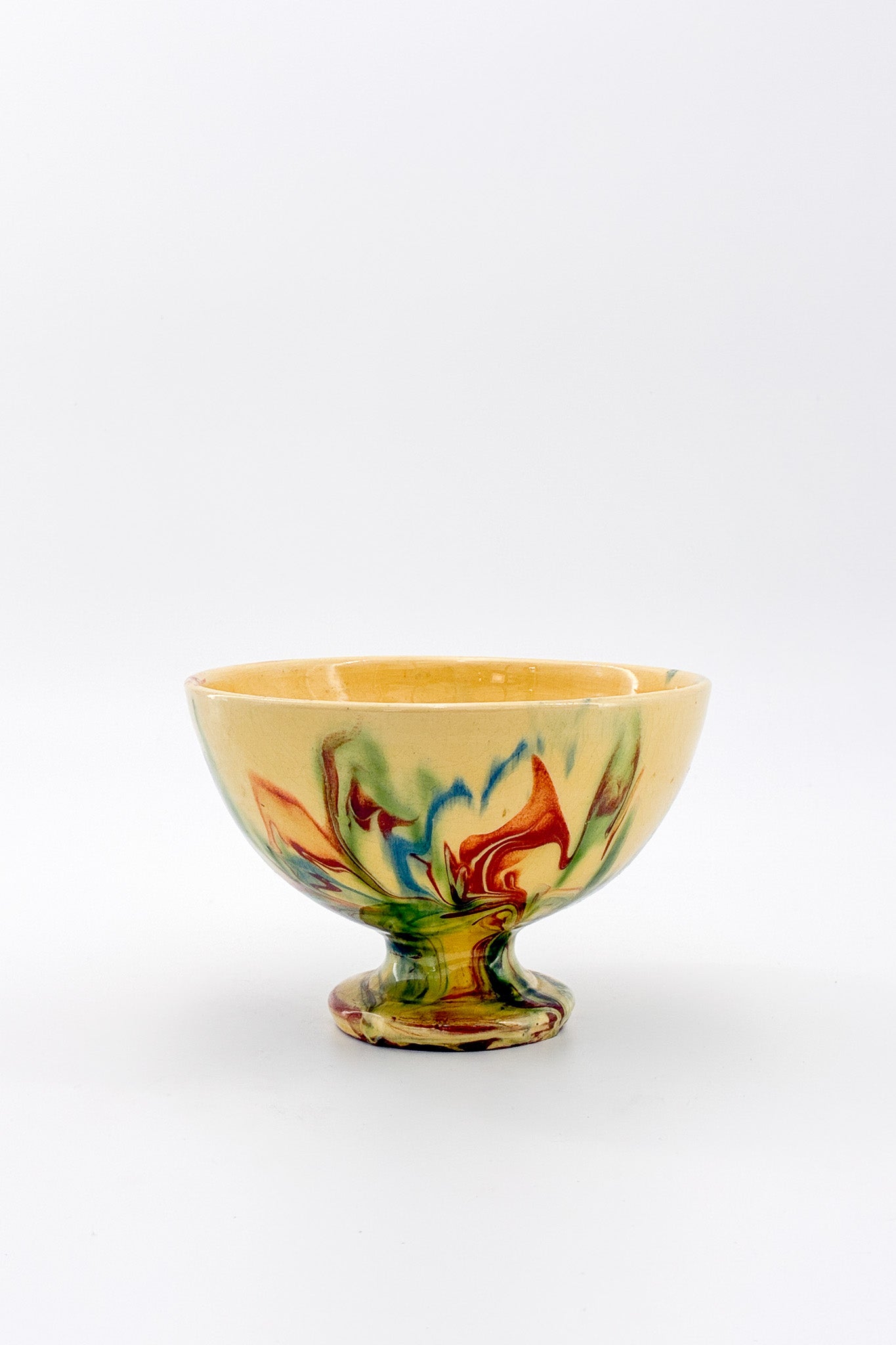 Ceramic Footed Bowl / 陶器 フッテッドボウル