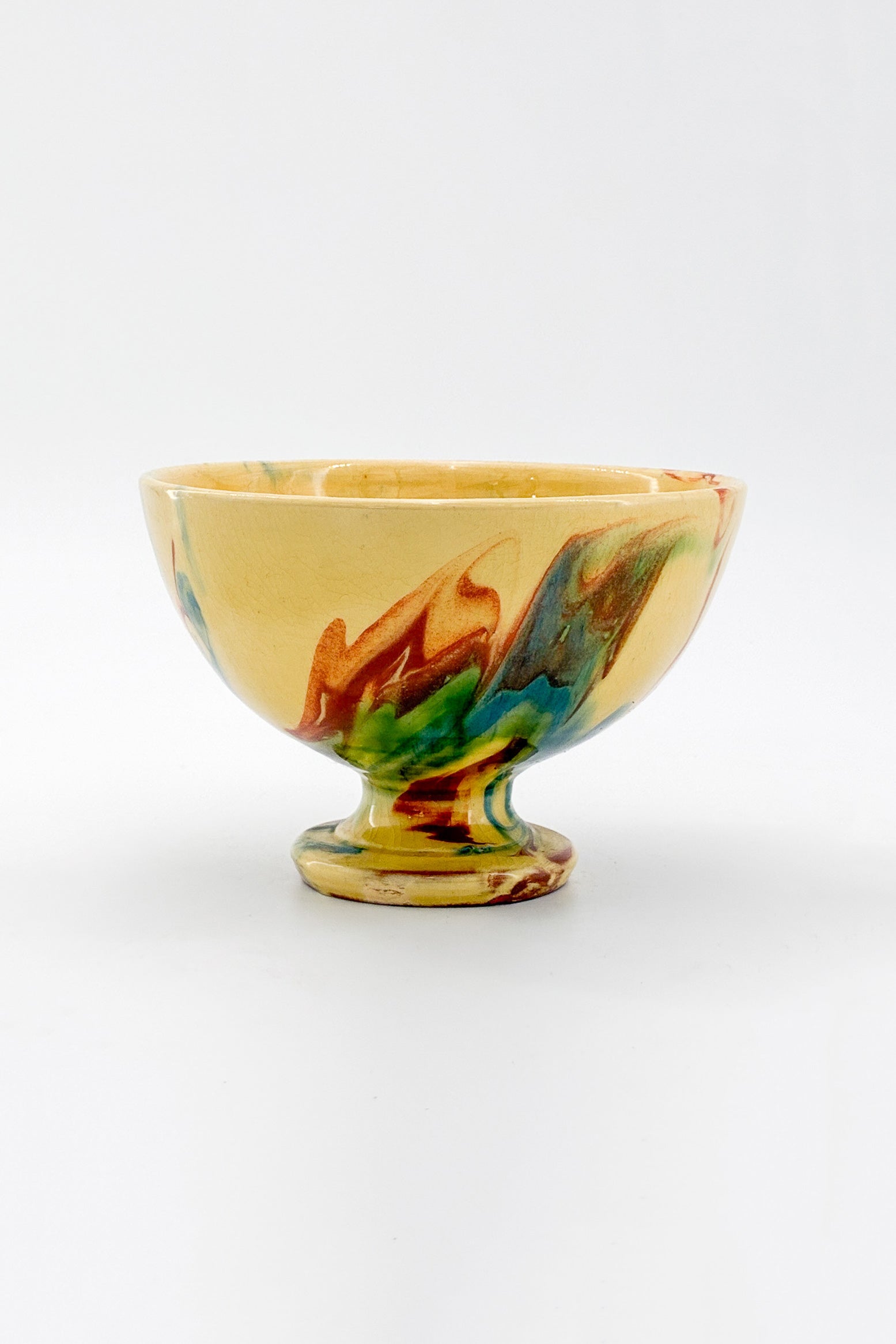 Ceramic Footed Bowl / 陶器 フッテッドボウル