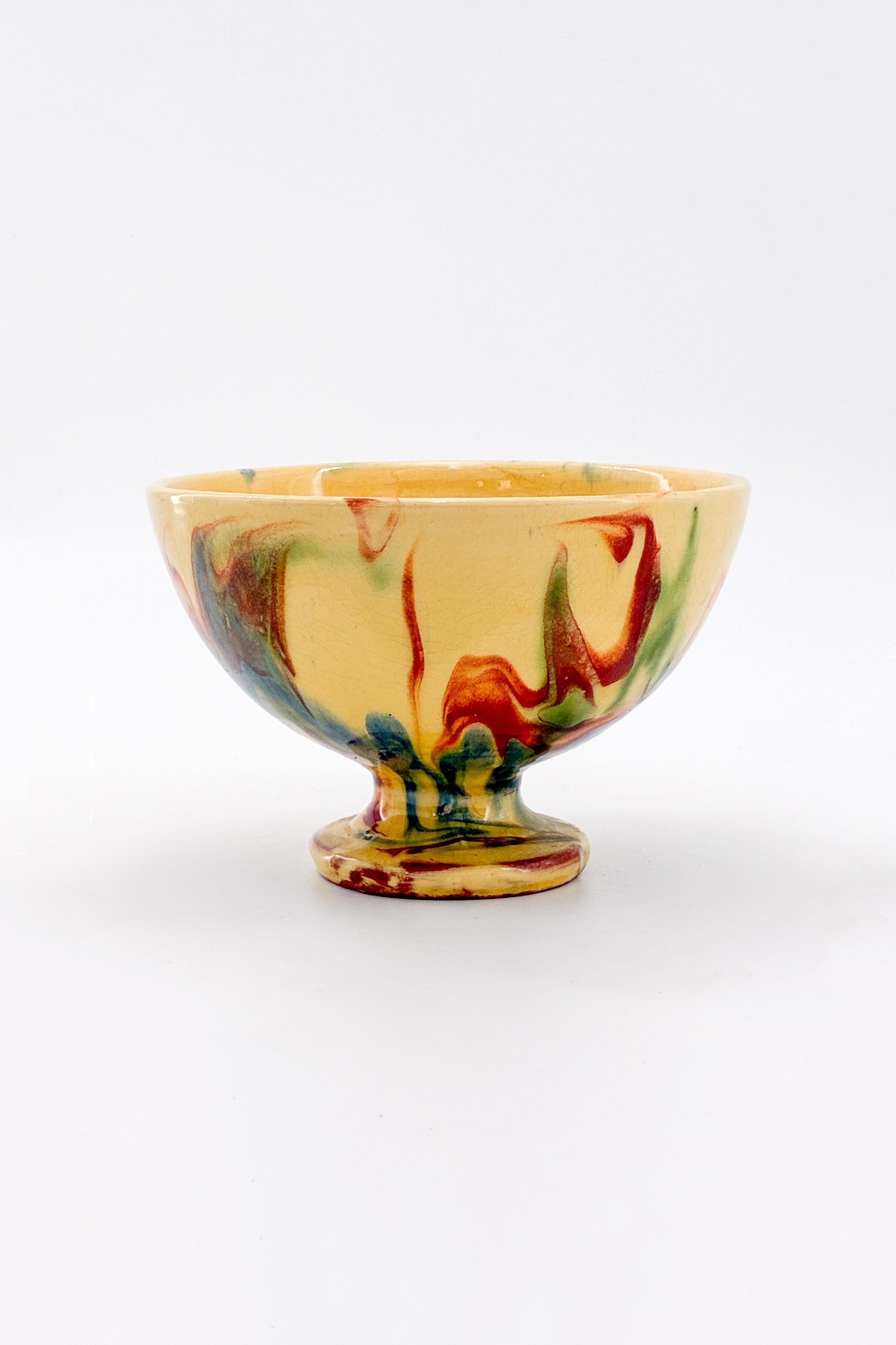 Ceramic Footed Bowl / 陶器 フッテッドボウル