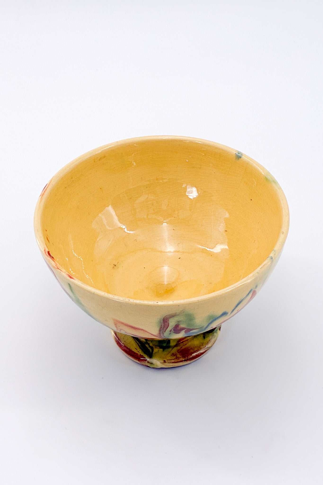 Ceramic Footed Bowl / 陶器 フッテッドボウル