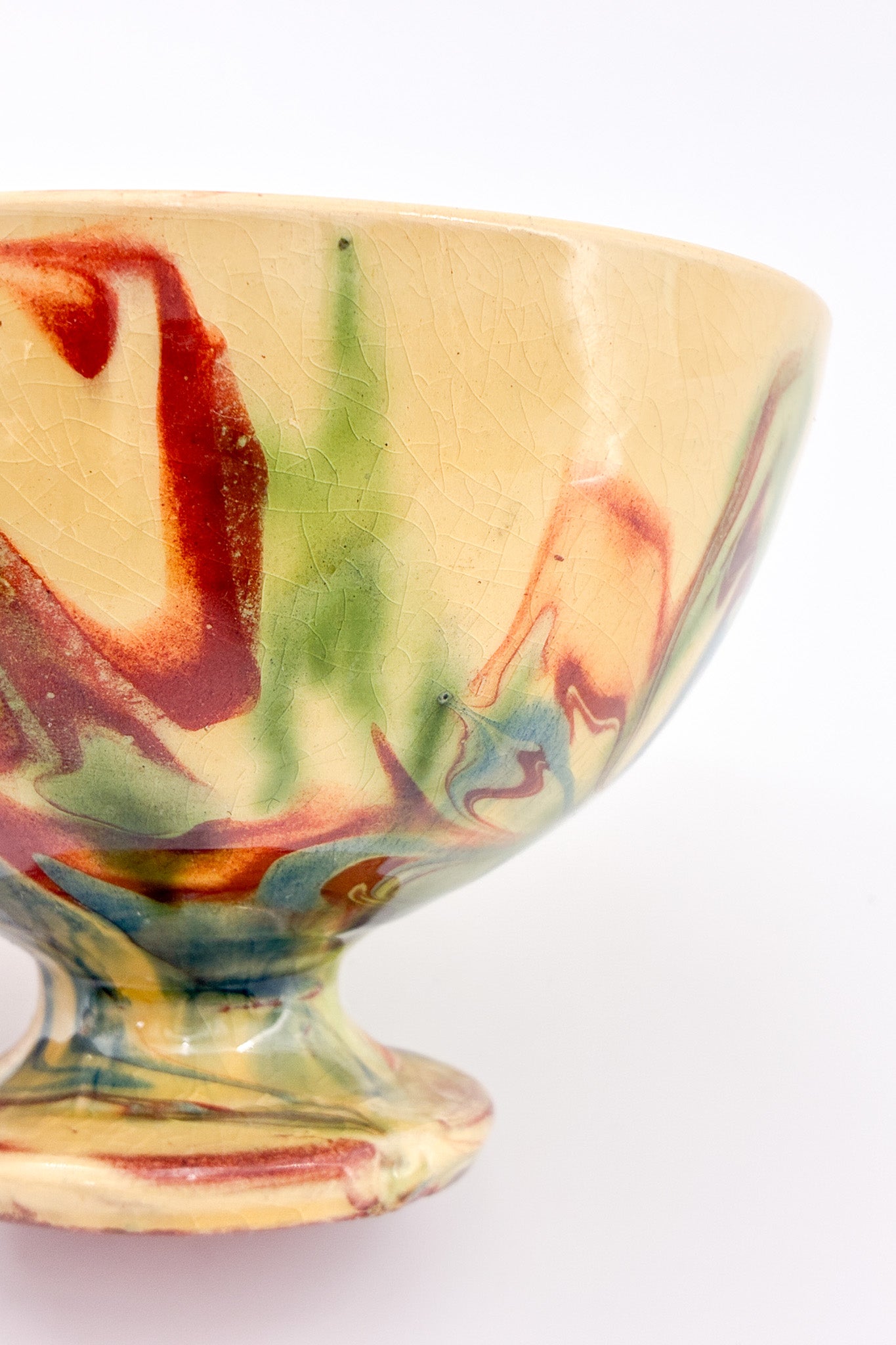 Ceramic Footed Bowl / 陶器 フッテッドボウル