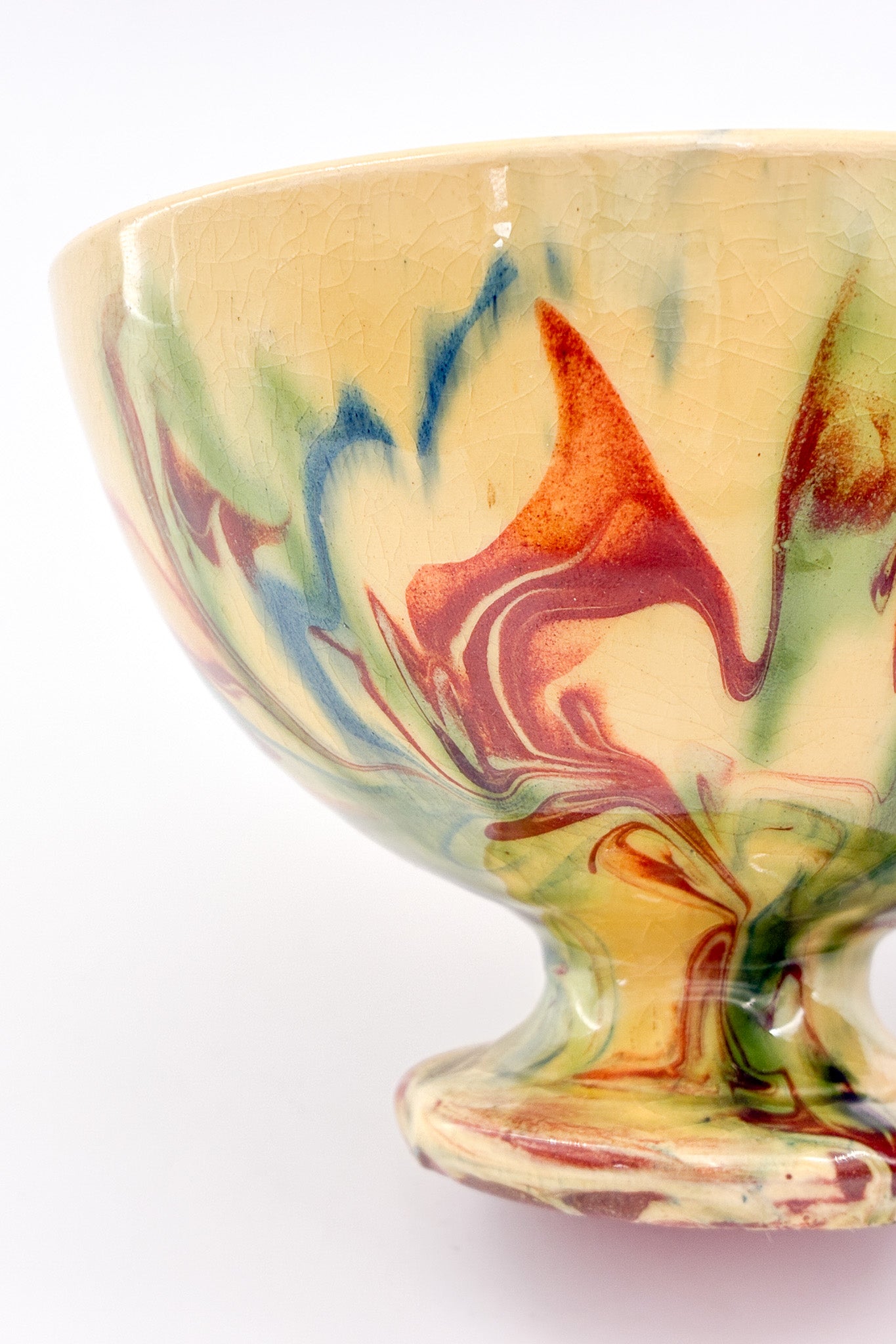 Ceramic Footed Bowl / 陶器 フッテッドボウル