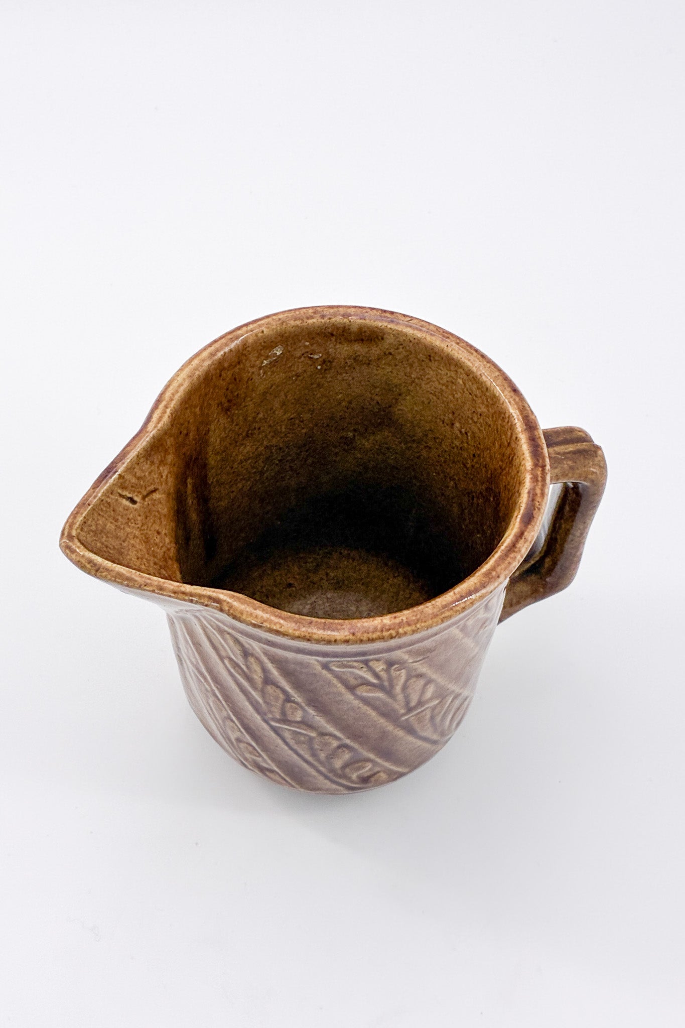 Pottery Pitcher / 陶器 ピッチャー（茶色）