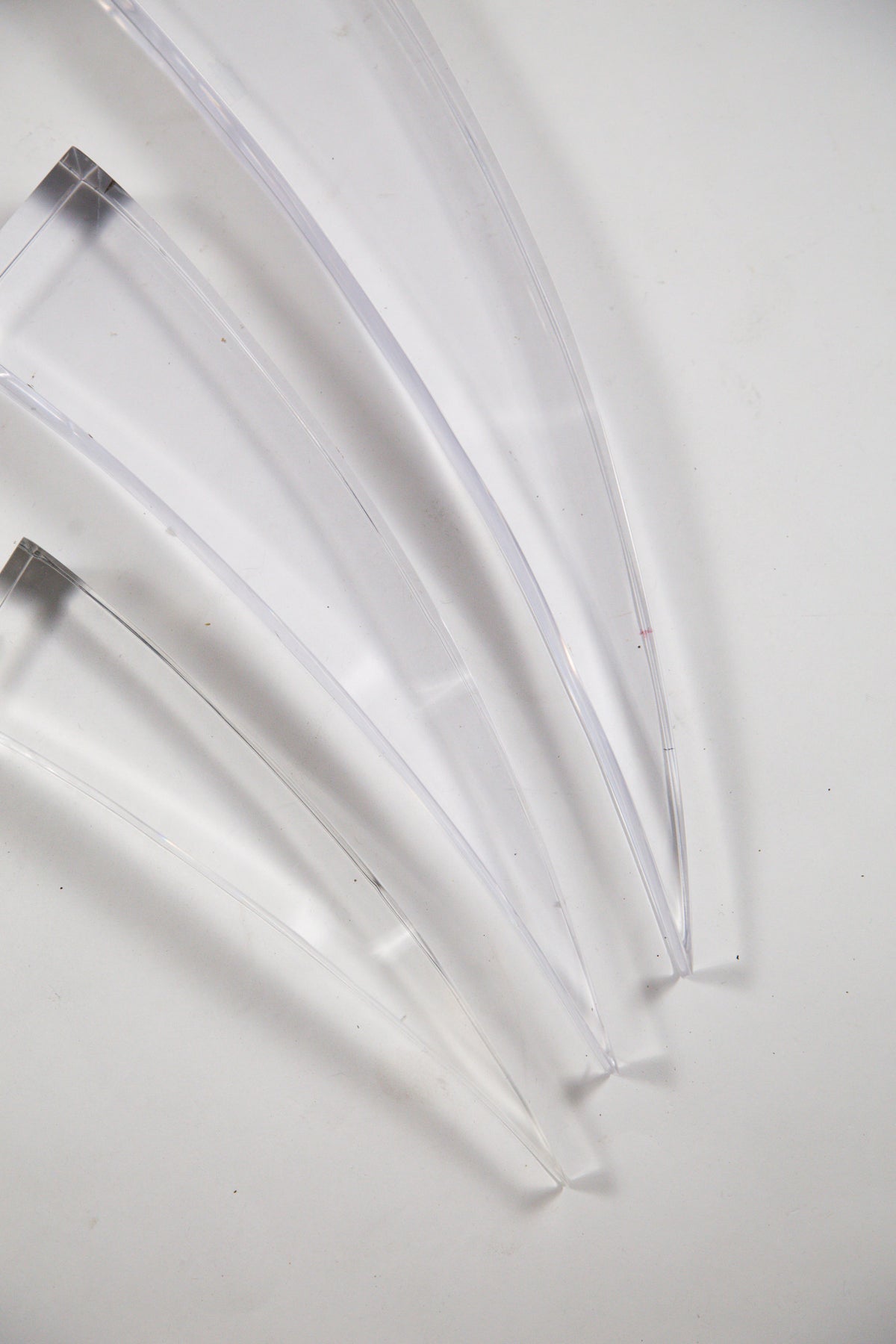 Lucite Horn Object Set / ルーサイト ホーン オブジェ 3点セット