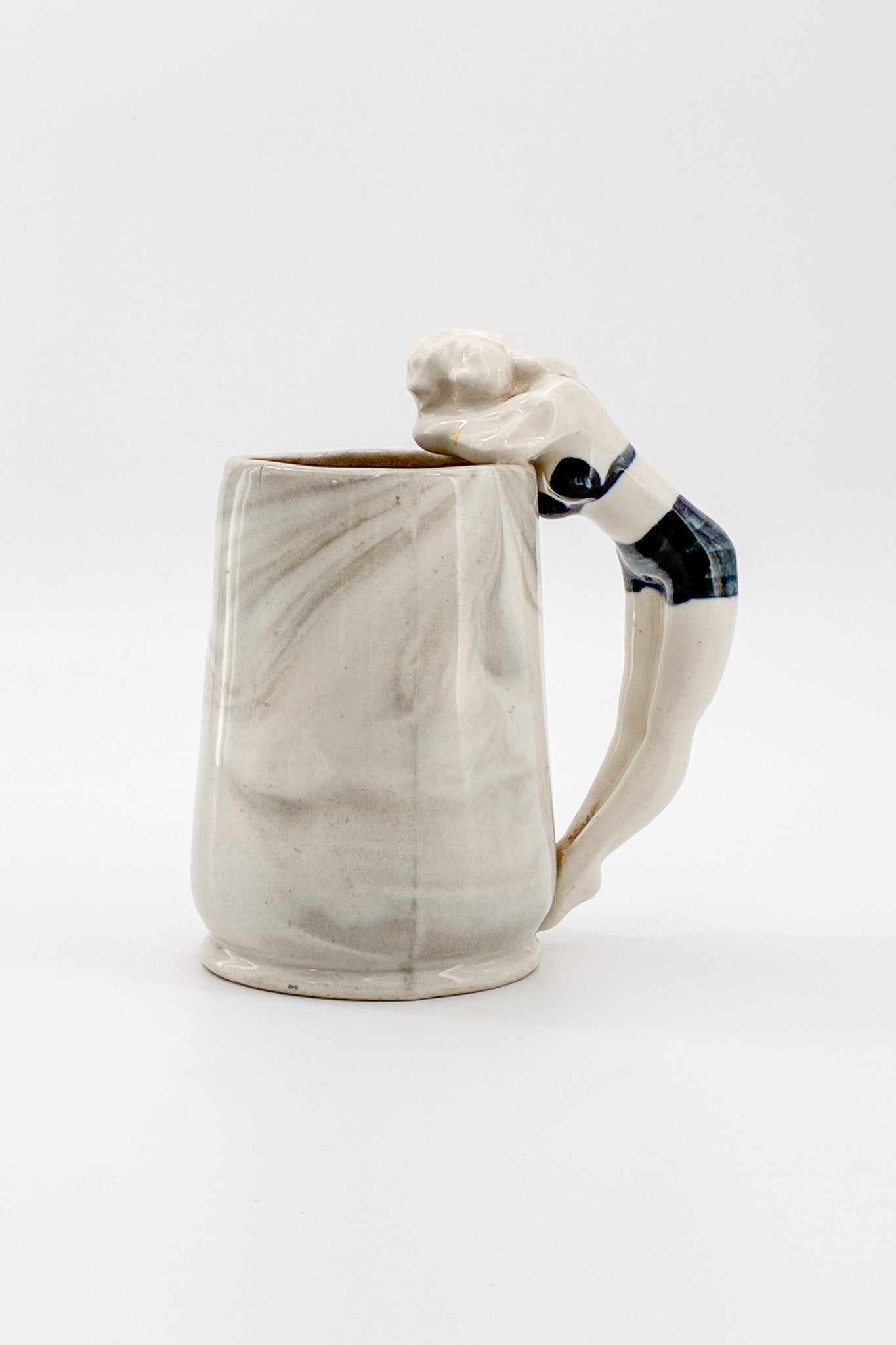 Nude Lady Handle Marble Mug / ヌードレディハンドル マーブルマグ