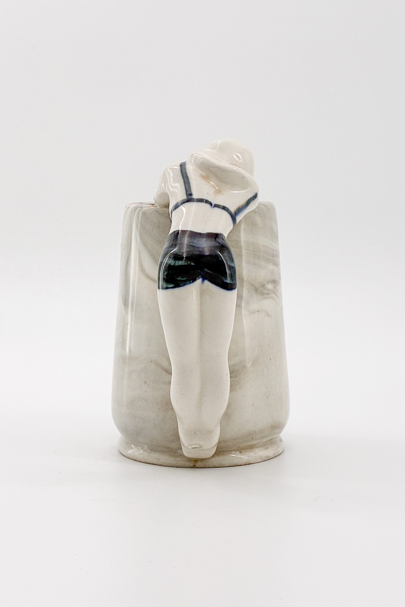 Nude Lady Handle Marble Mug / ヌードレディハンドル マーブルマグ