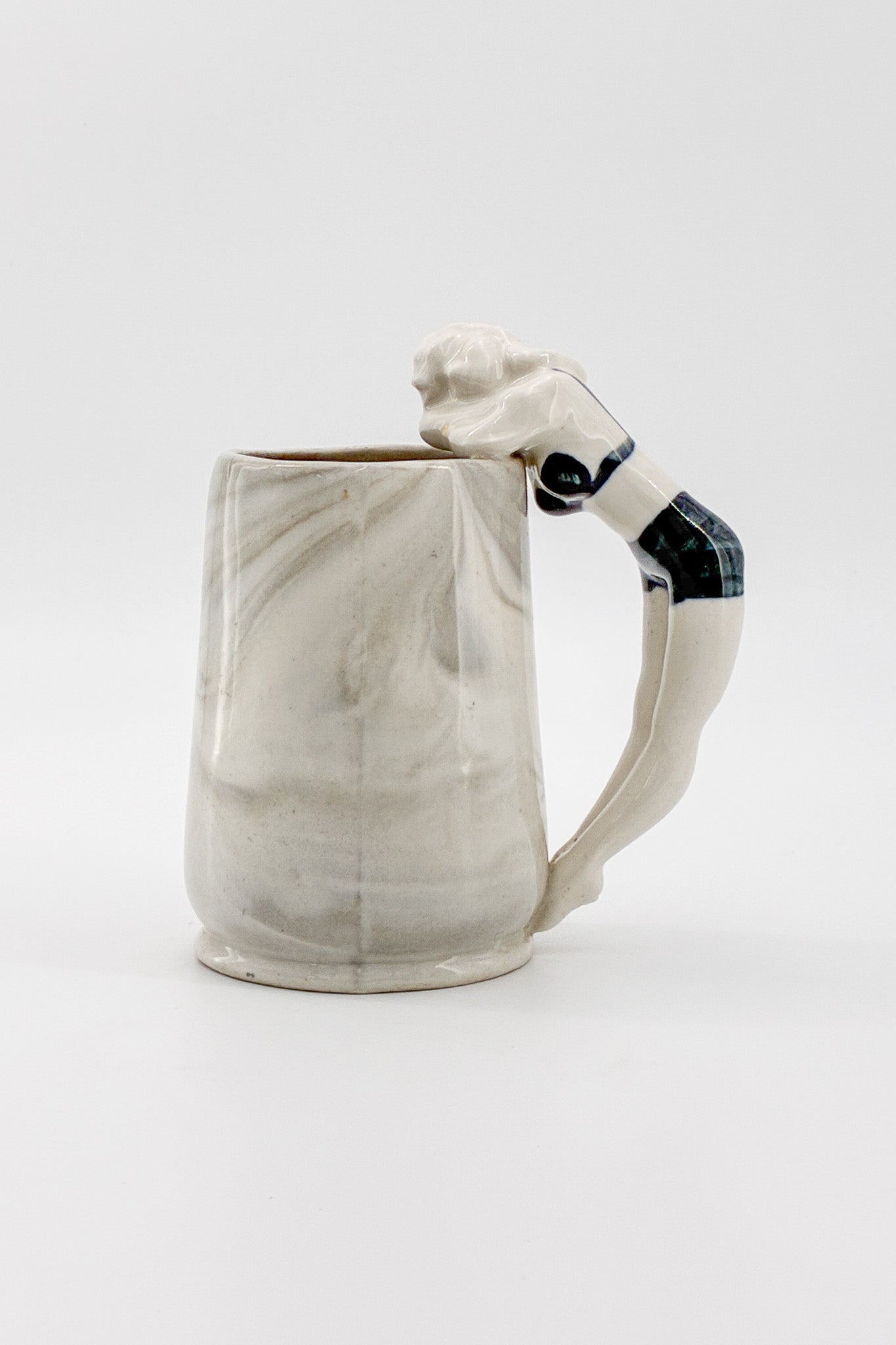 Nude Lady Handle Marble Mug / ヌードレディハンドル マーブルマグ
