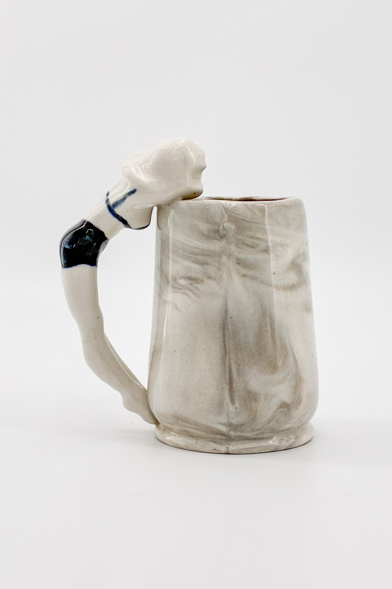 Nude Lady Handle Marble Mug / ヌードレディハンドル マーブルマグ