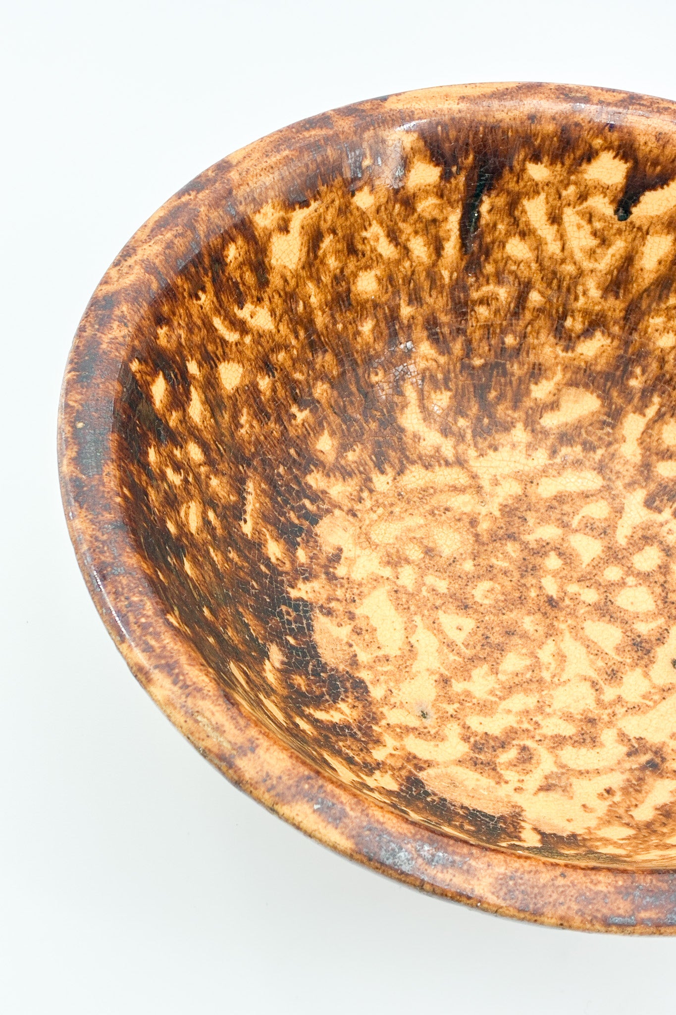Pottery Marble Bowl Brown / 陶器ボウル マーブル ブラウン
