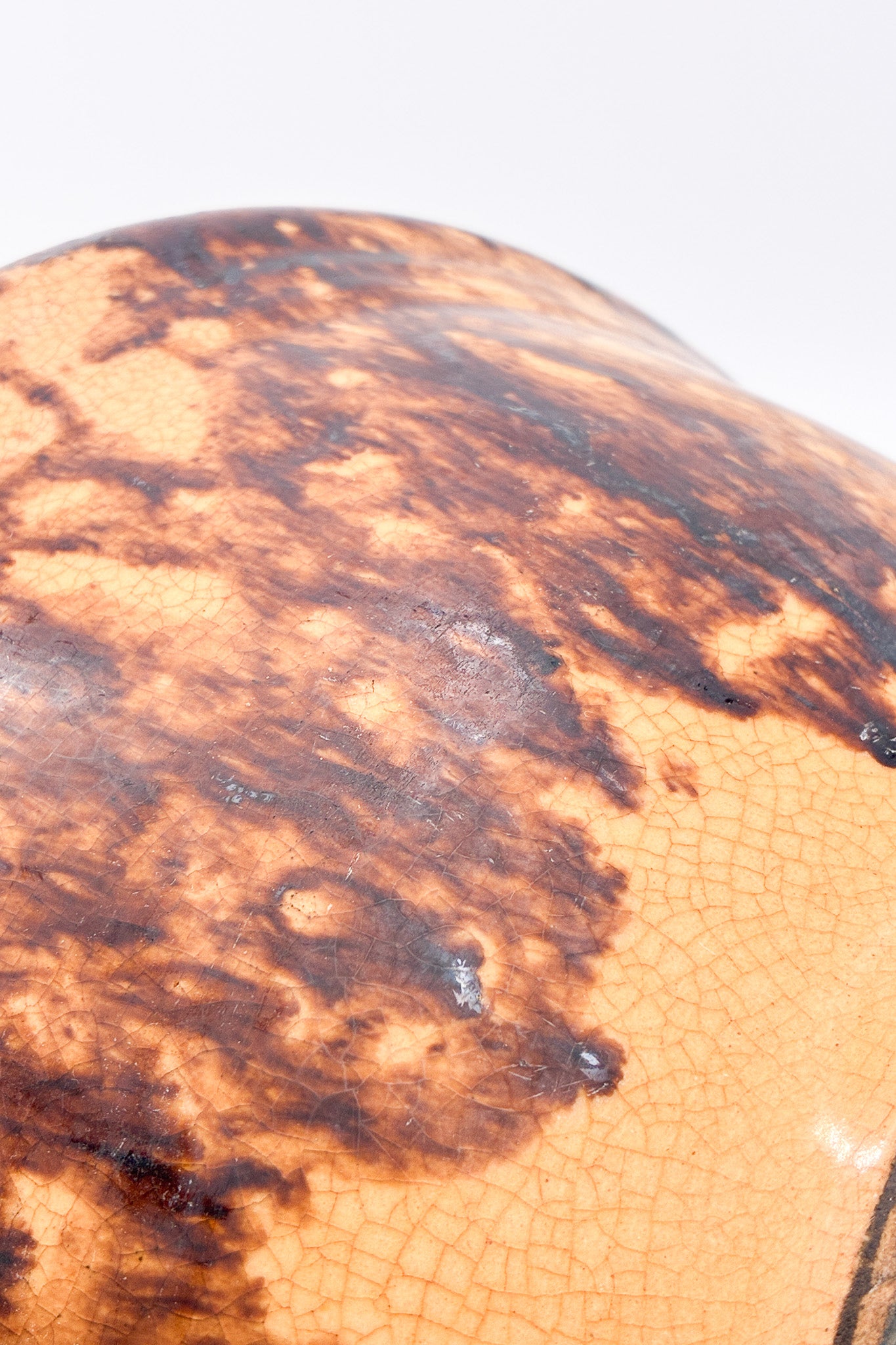 Pottery Marble Bowl Brown / 陶器ボウル マーブル ブラウン