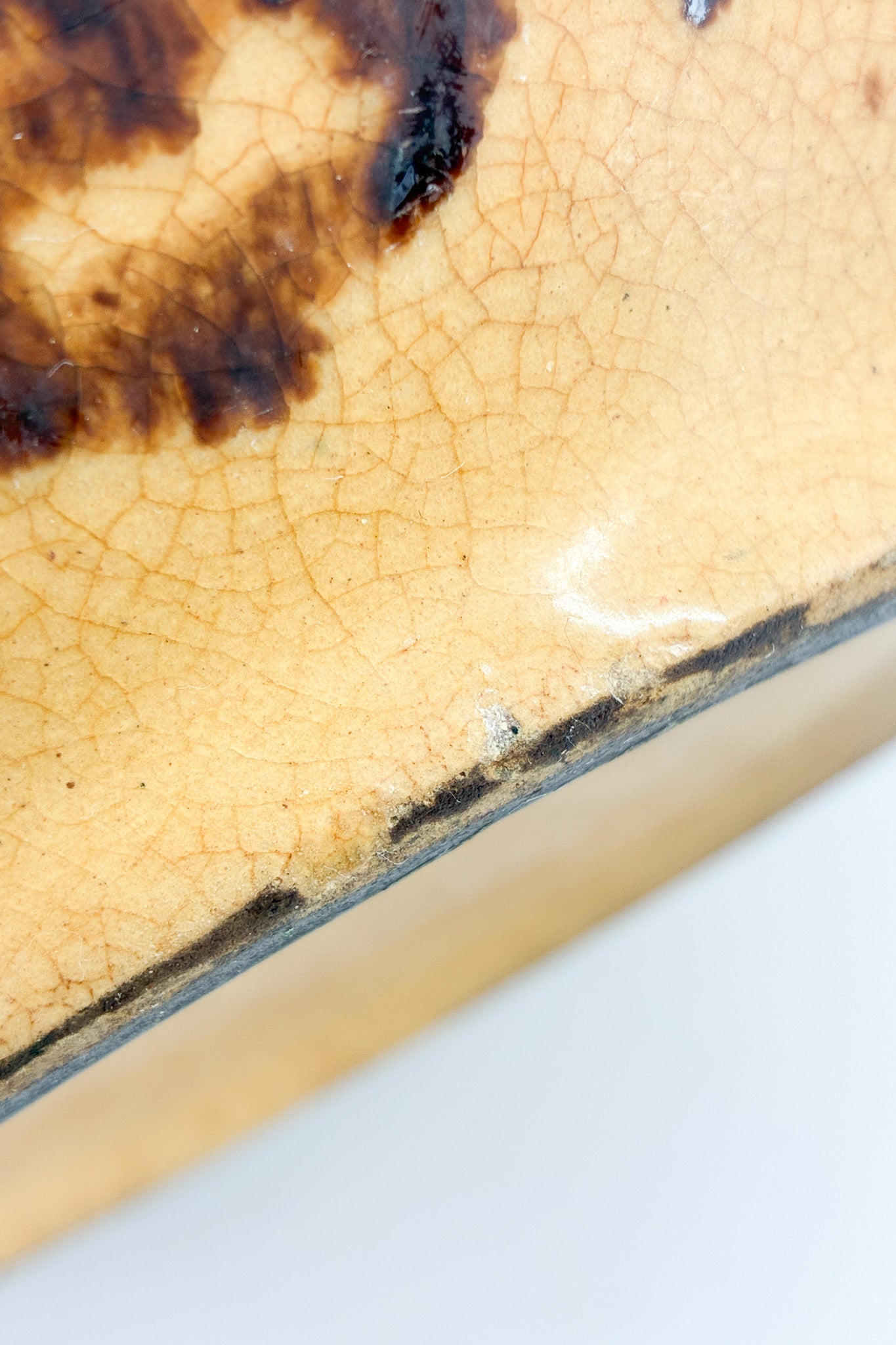 Pottery Marble Bowl Brown / 陶器ボウル マーブル ブラウン