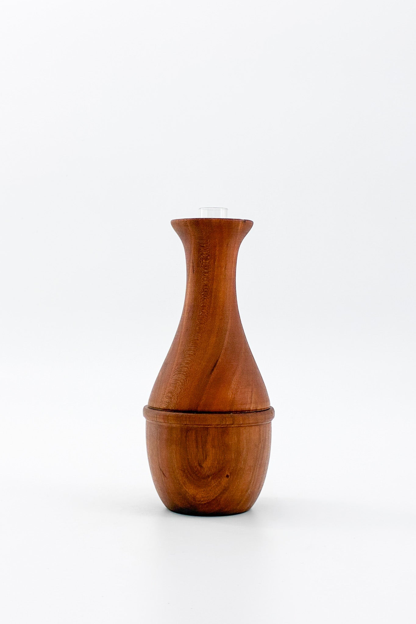 Wooden Single Flower Vase / 木製 一輪挿し
