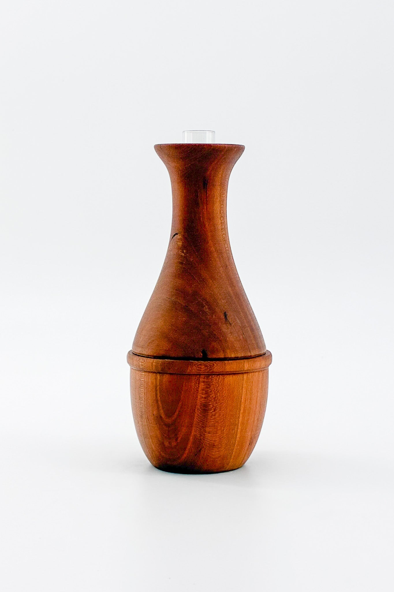 Wooden Single Flower Vase / 木製 一輪挿し
