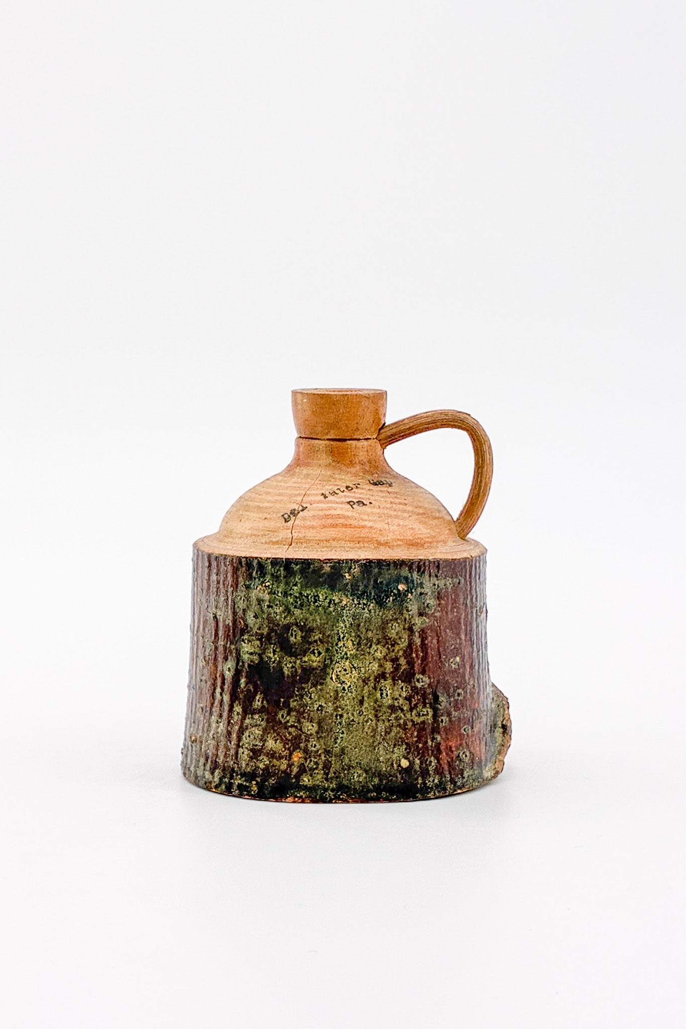 Wooden Object with Handle / 木製持ち手付きオブジェ