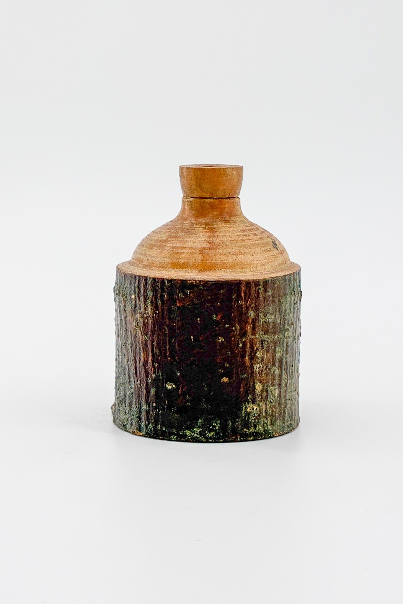 Wooden Object with Handle / 木製持ち手付きオブジェ