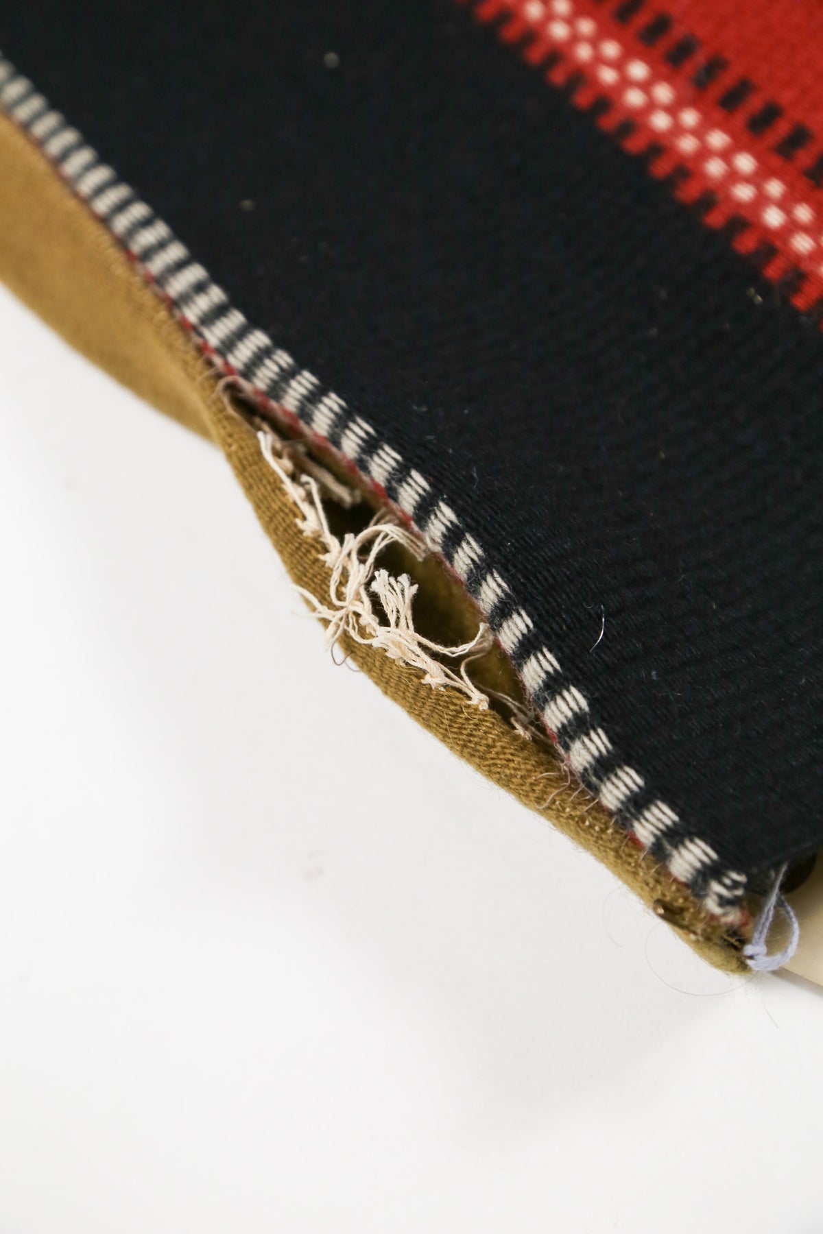 Vintage Finnish Striped Raanu Woven Runner Rug / ヴィンテージ フィンランド ラーヌ織り ストライプ ラグ ランナー