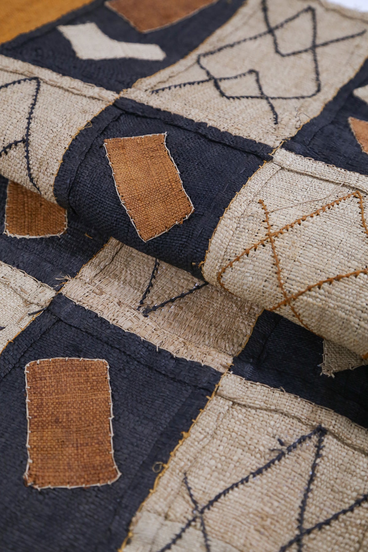 Kuba Cloth Raffia Textile / クバクロス ラフィアテキスタイル