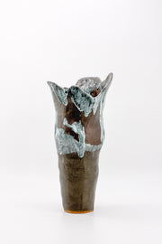Ceramic Flower Vase Blue / 陶器フラワーベース（ブルー）