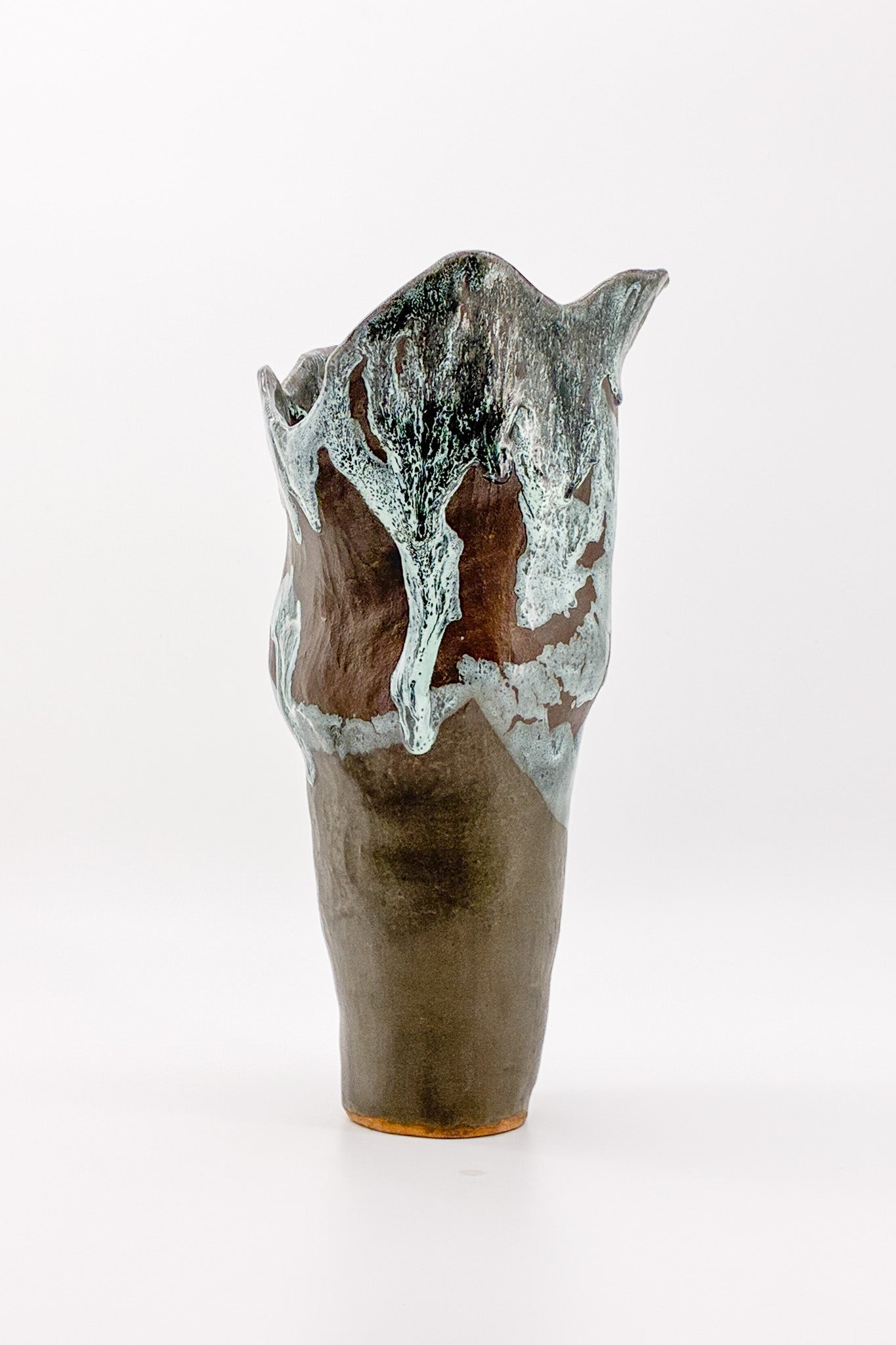 Ceramic Flower Vase Blue / 陶器フラワーベース（ブルー）
