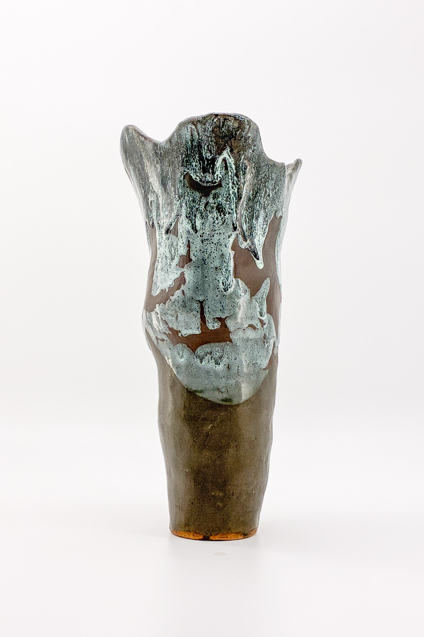 Ceramic Flower Vase Blue / 陶器フラワーベース（ブルー）