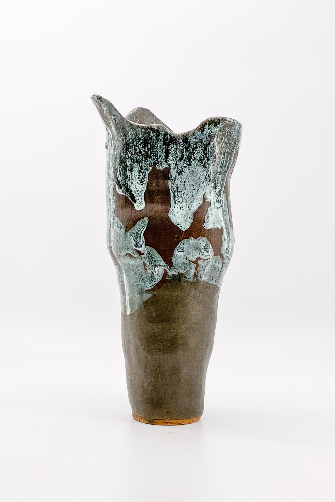 Ceramic Flower Vase Blue / 陶器フラワーベース（ブルー）