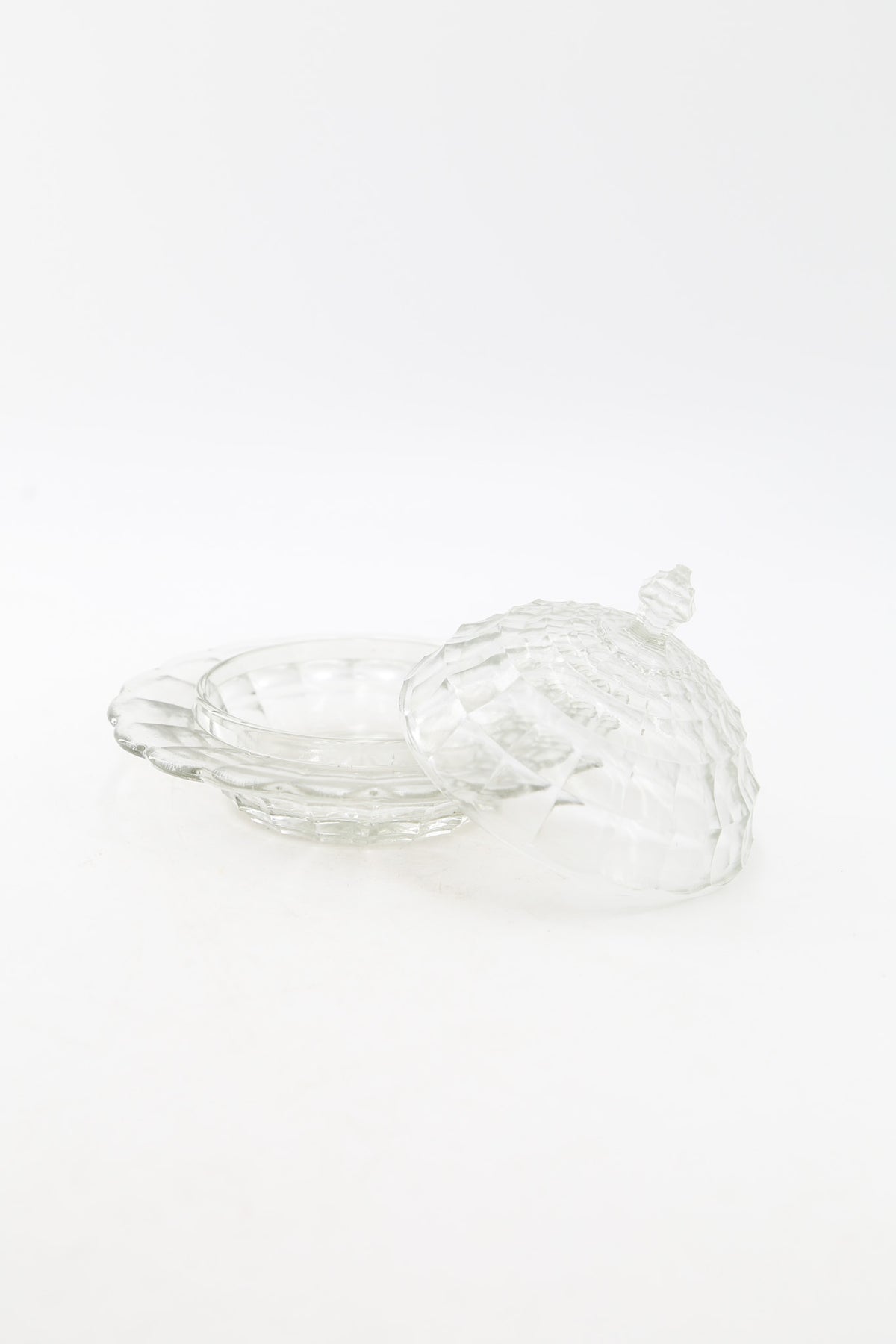 Glass Covered Butter Dish / ガラス カバー付きバターディッシュ