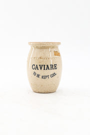 アンティーク ストーンウェア キャビアポット / Antique Stoneware Caviar Pot