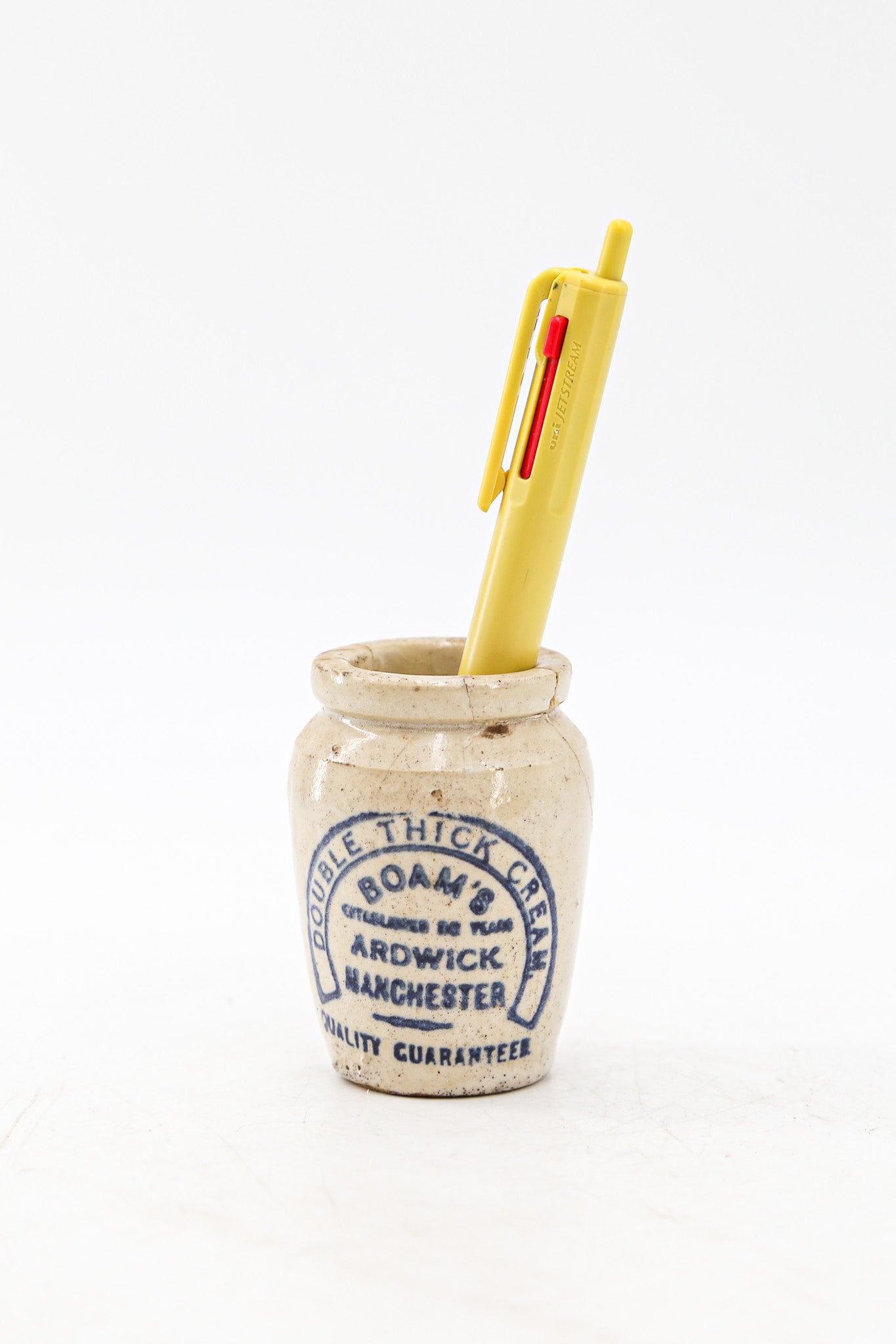 【希少】1890年代頃　アンティーク クリーム壺 ストーンウェア Item Name: Cream Jar / ストーンウェア クリームポット – STORE IN