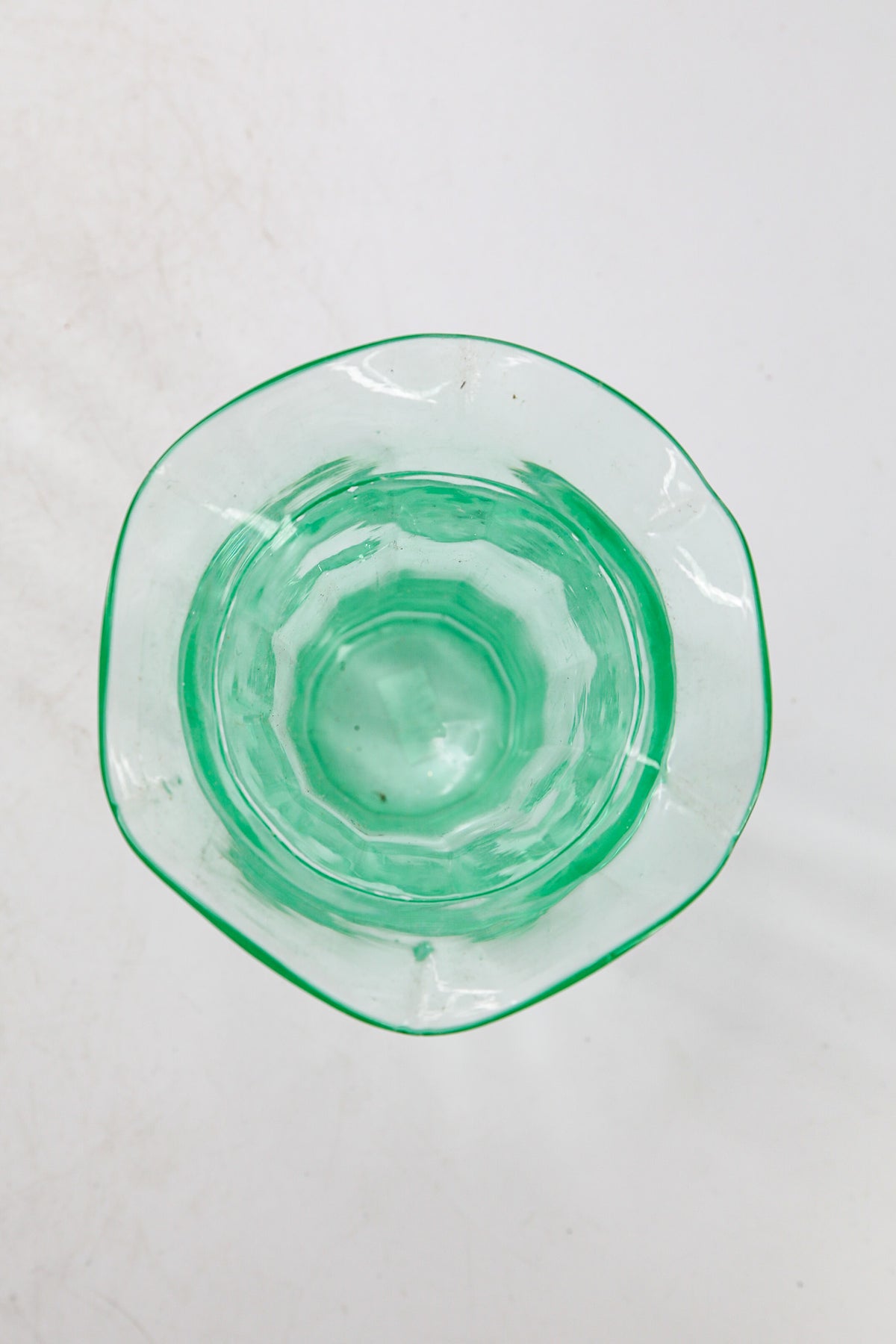 Uranium Glass Small Flower Vase / ウランガラス スモールベース