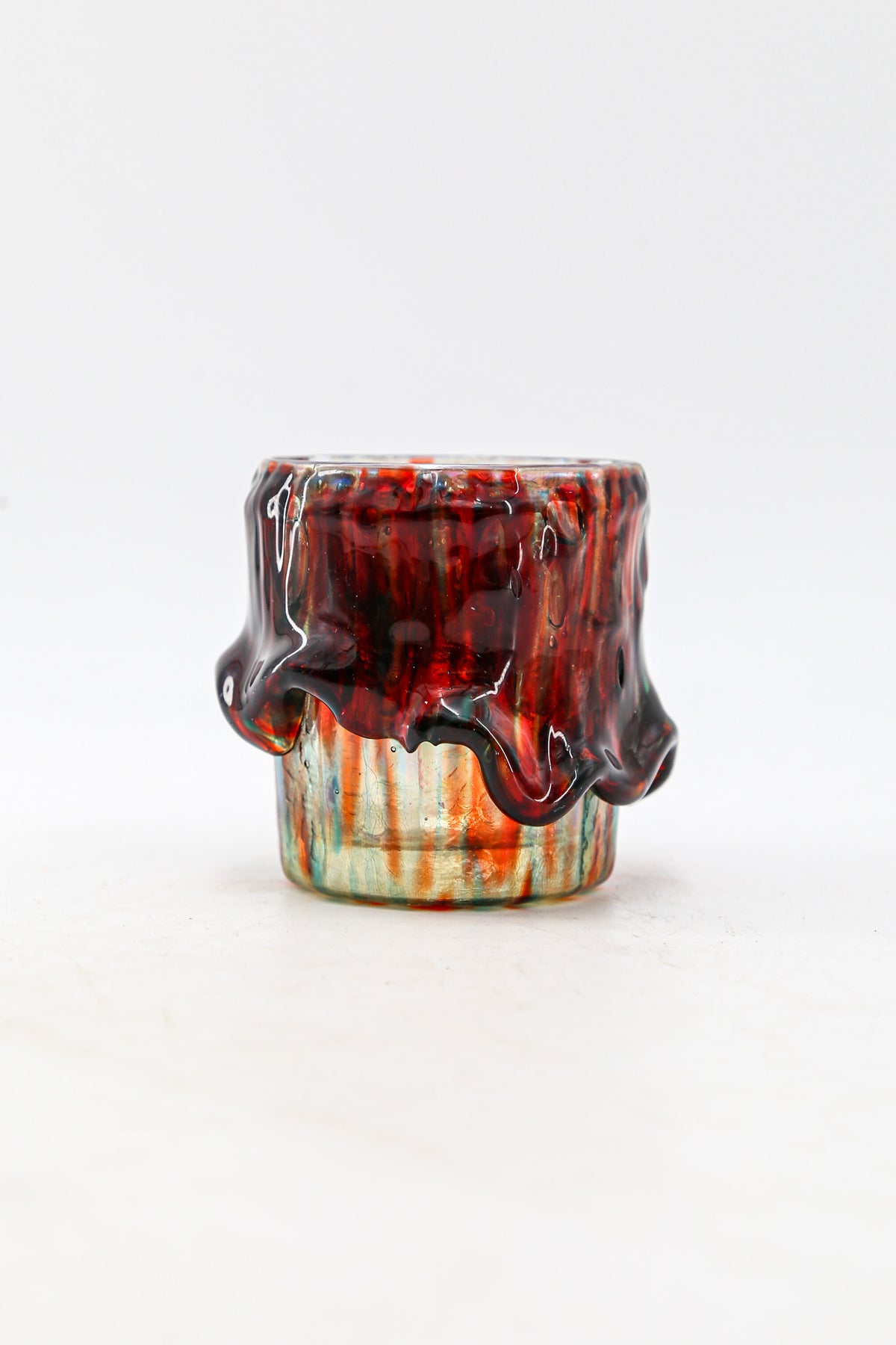 VINTAGE RESIN & GLASS TUMBLER / ヴィンテージ 樹脂デコレーション ガラスグラスタンブラー