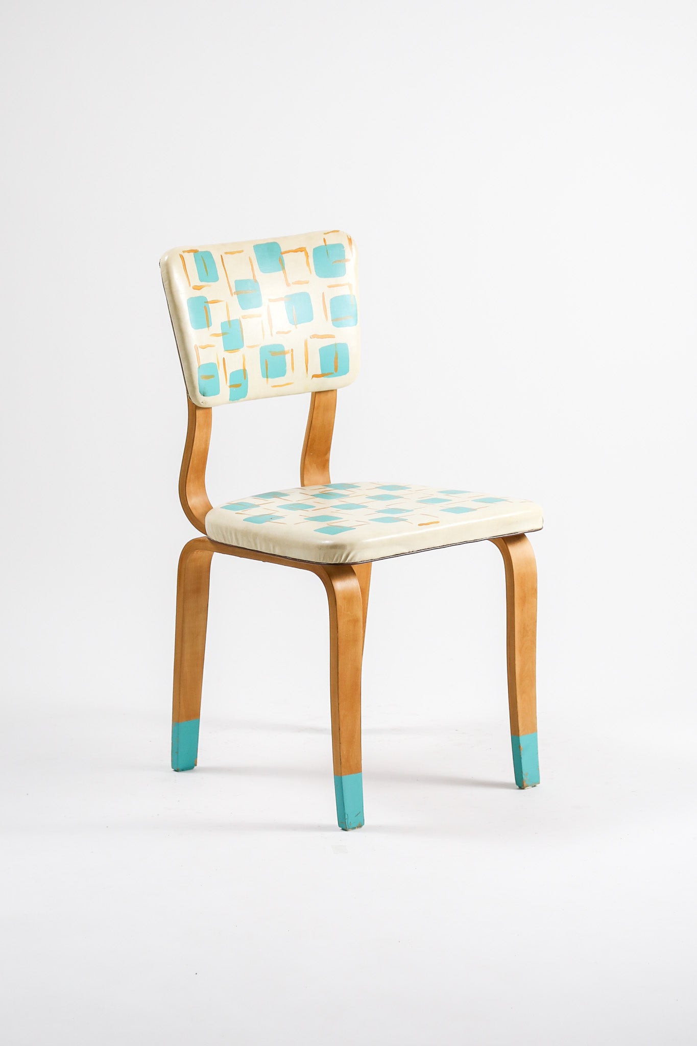 Vintage Geometric Pattern Bentwood Chair / ヴィンテージ 幾何学模様 ベントウッドチェア