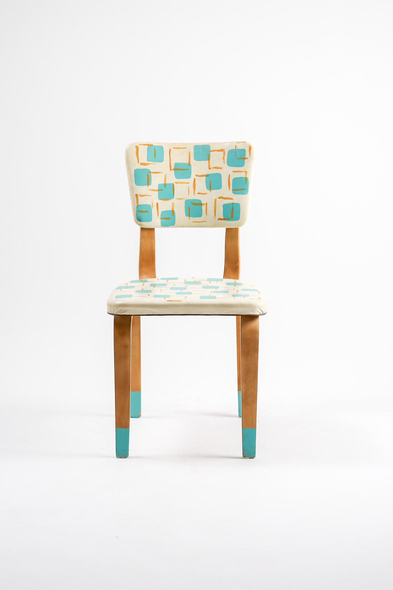 Vintage Geometric Pattern Bentwood Chair / ヴィンテージ 幾何学模様 ベントウッドチェア
